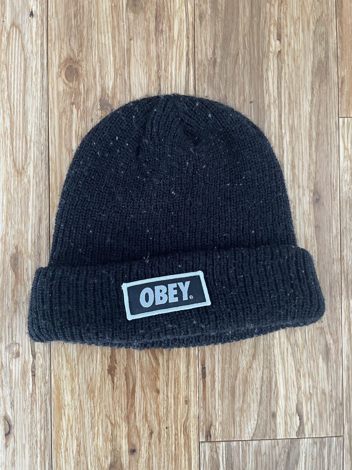 Obey Obey black beanie Size ONE SIZE - 1 Thumbnail