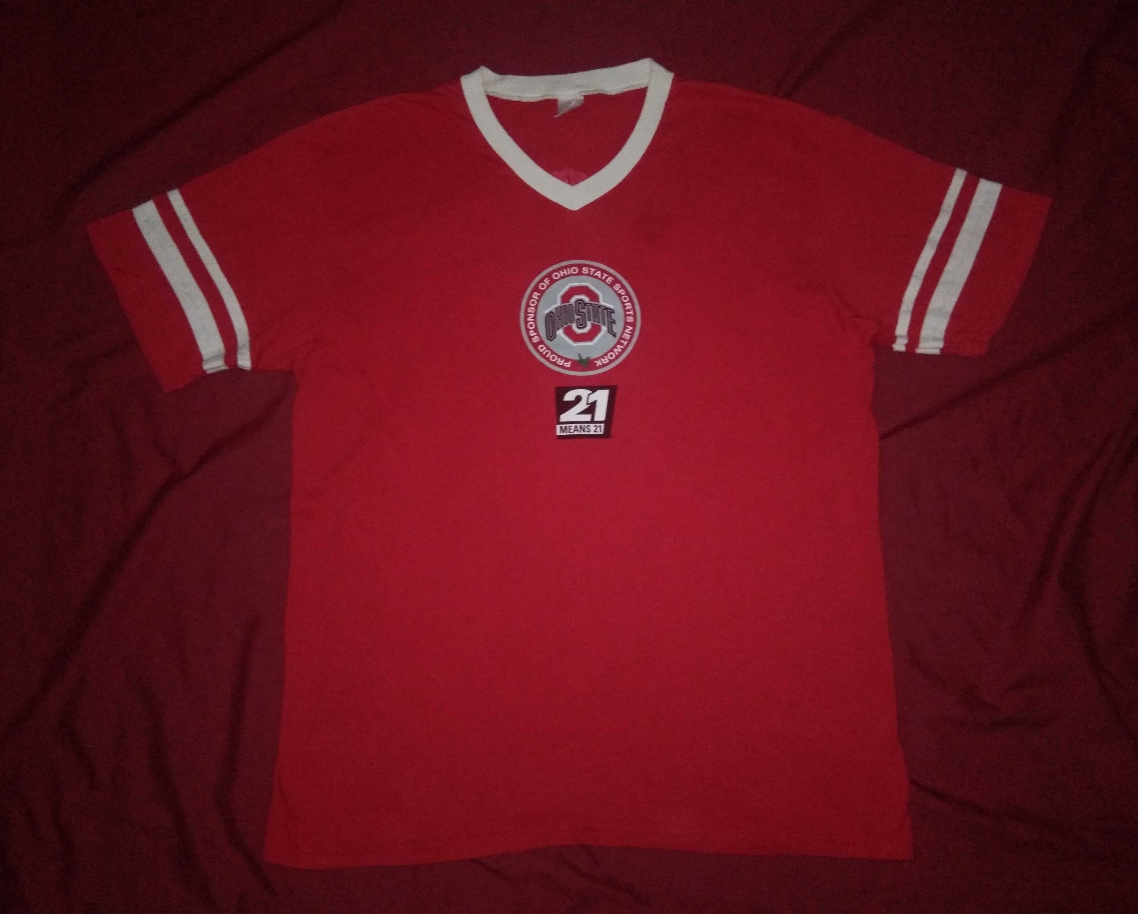 Augusta Sportswear VTG 50/50 Ohio State University tshirt College Coors beer Size US XL / EU 56 / 4 - 2 Thumbnail