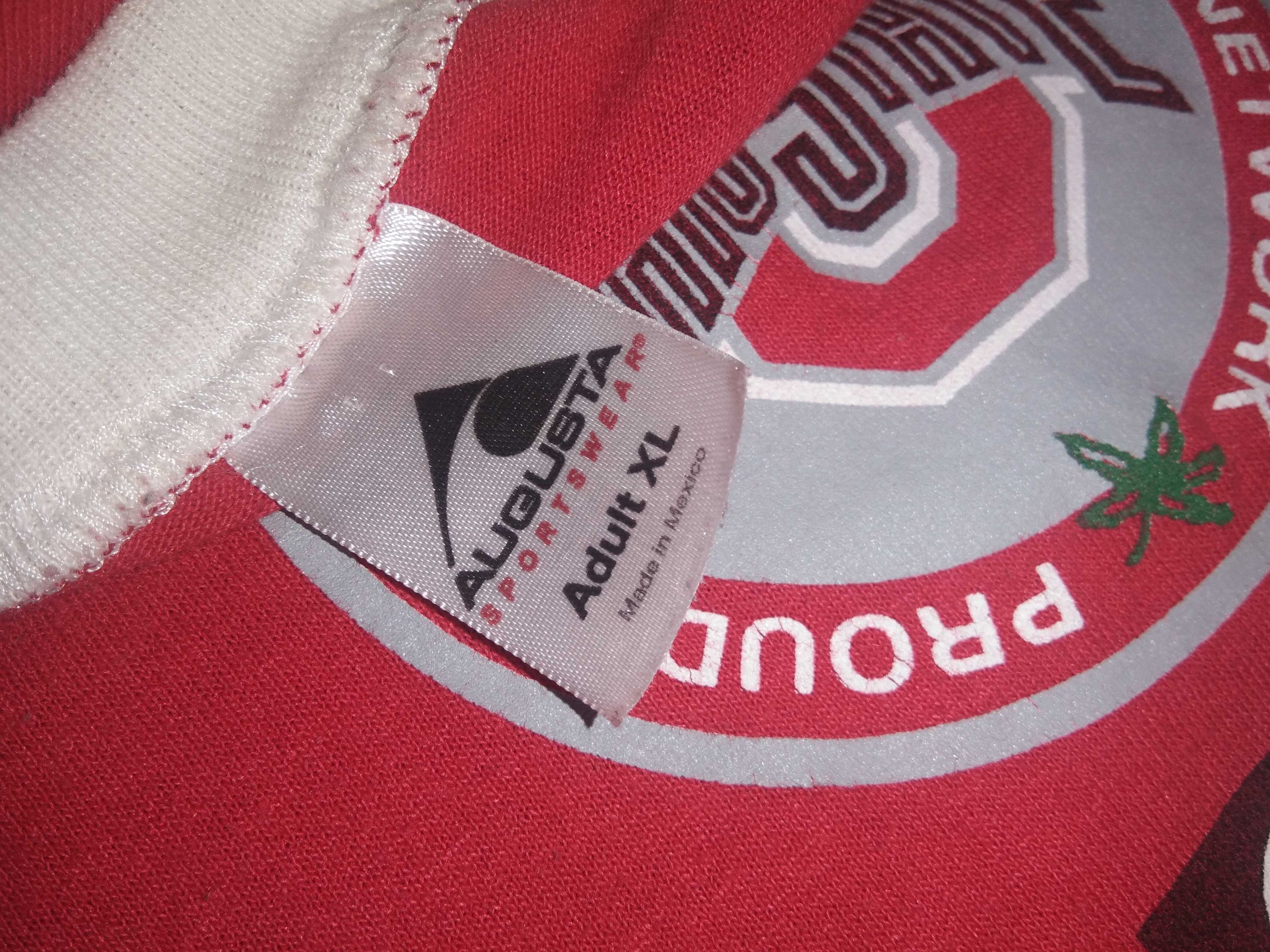 Augusta Sportswear VTG 50/50 Ohio State University tshirt College Coors beer Size US XL / EU 56 / 4 - 4 Thumbnail