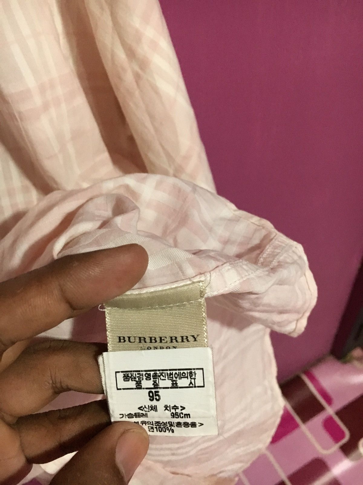 Burberry BURBERRY LONDON CHECK PLAID PIECE SHIRT BUTTON UP Size US M / EU 48-50 / 2 - 7 Thumbnail