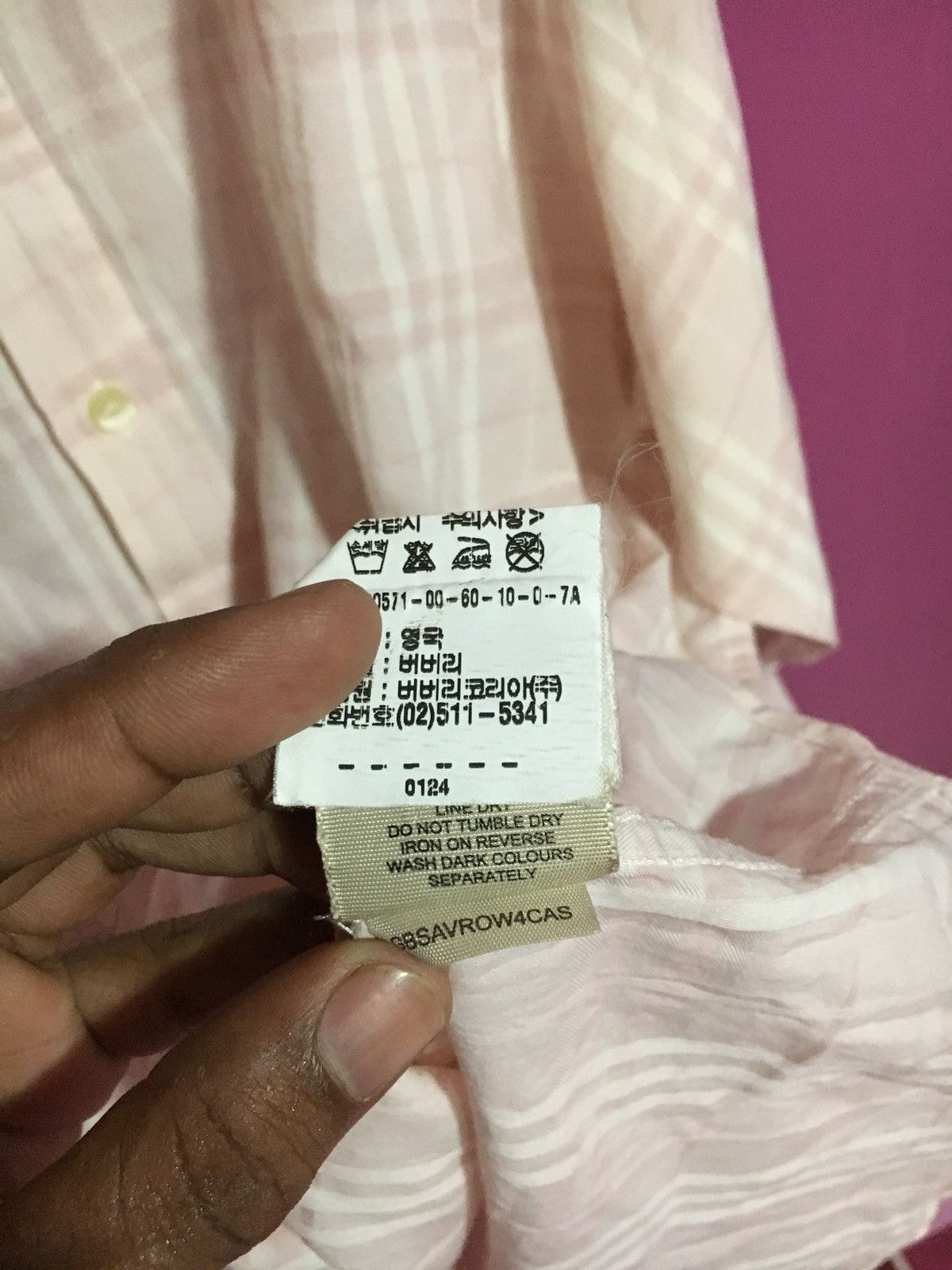 Burberry BURBERRY LONDON CHECK PLAID PIECE SHIRT BUTTON UP Size US M / EU 48-50 / 2 - 8 Thumbnail