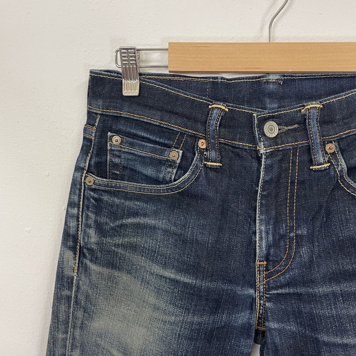 Levi's Vintage Levis 511 Faded Denim Jeans Size US 29 - 3 Thumbnail