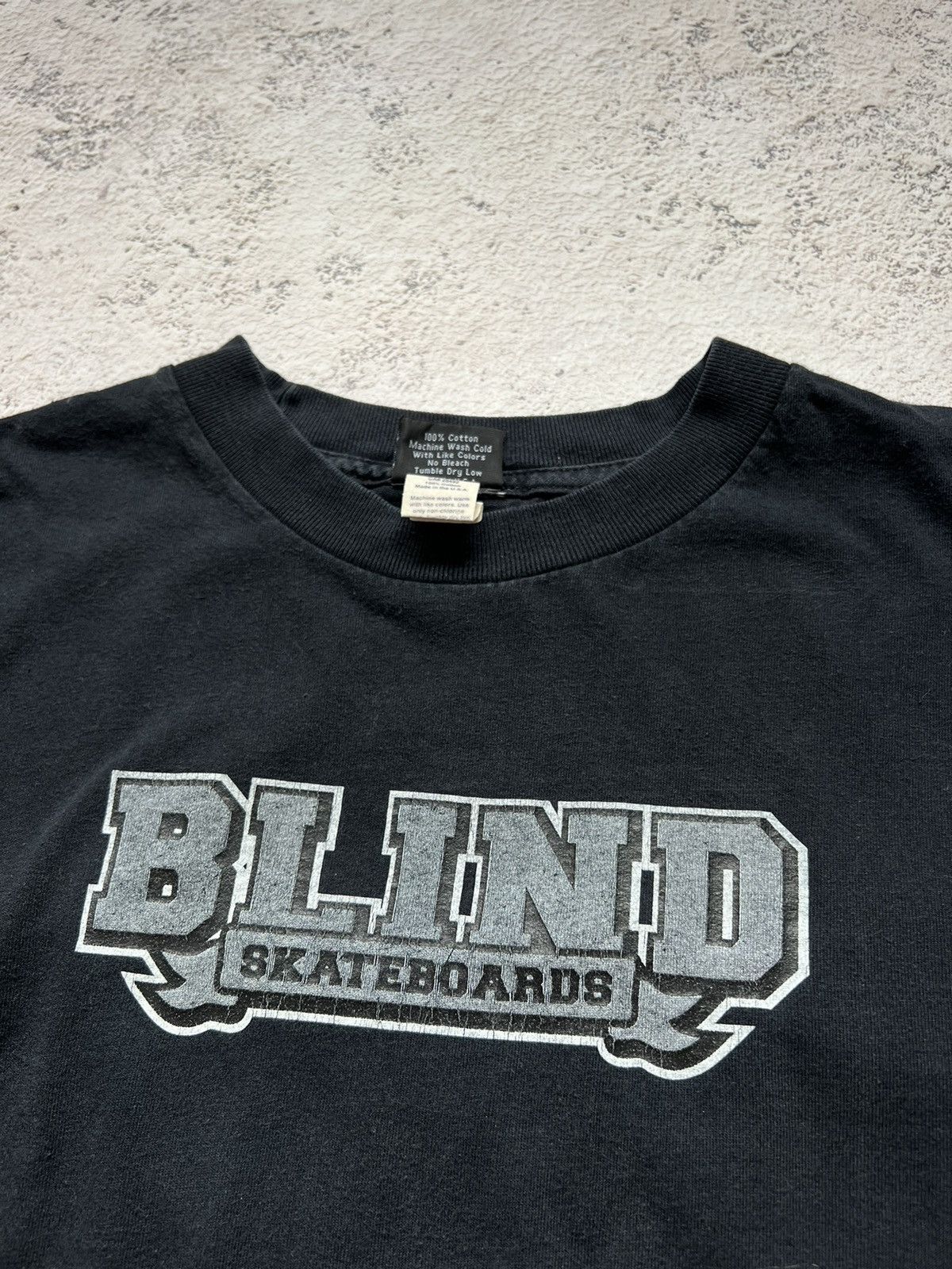Vintage Vintage Blind Skateboards Reaper Tee Shirt Size US L / EU 52-54 / 3 - 4 Thumbnail