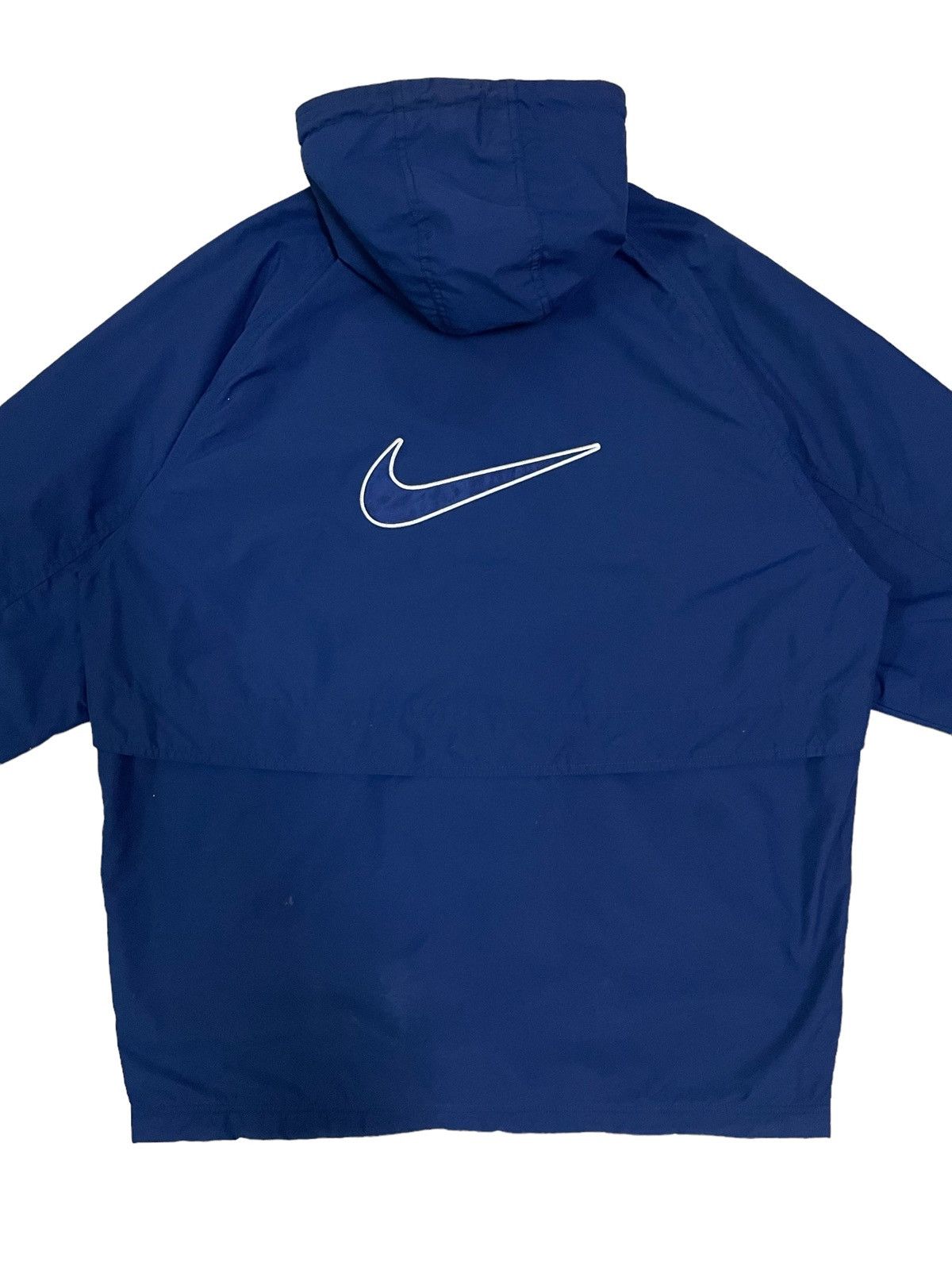 Nike Vintage 90s Nike Hoodie Jacket Big Swoosh Size US L / EU 52-54 / 3 - 2 Thumbnail