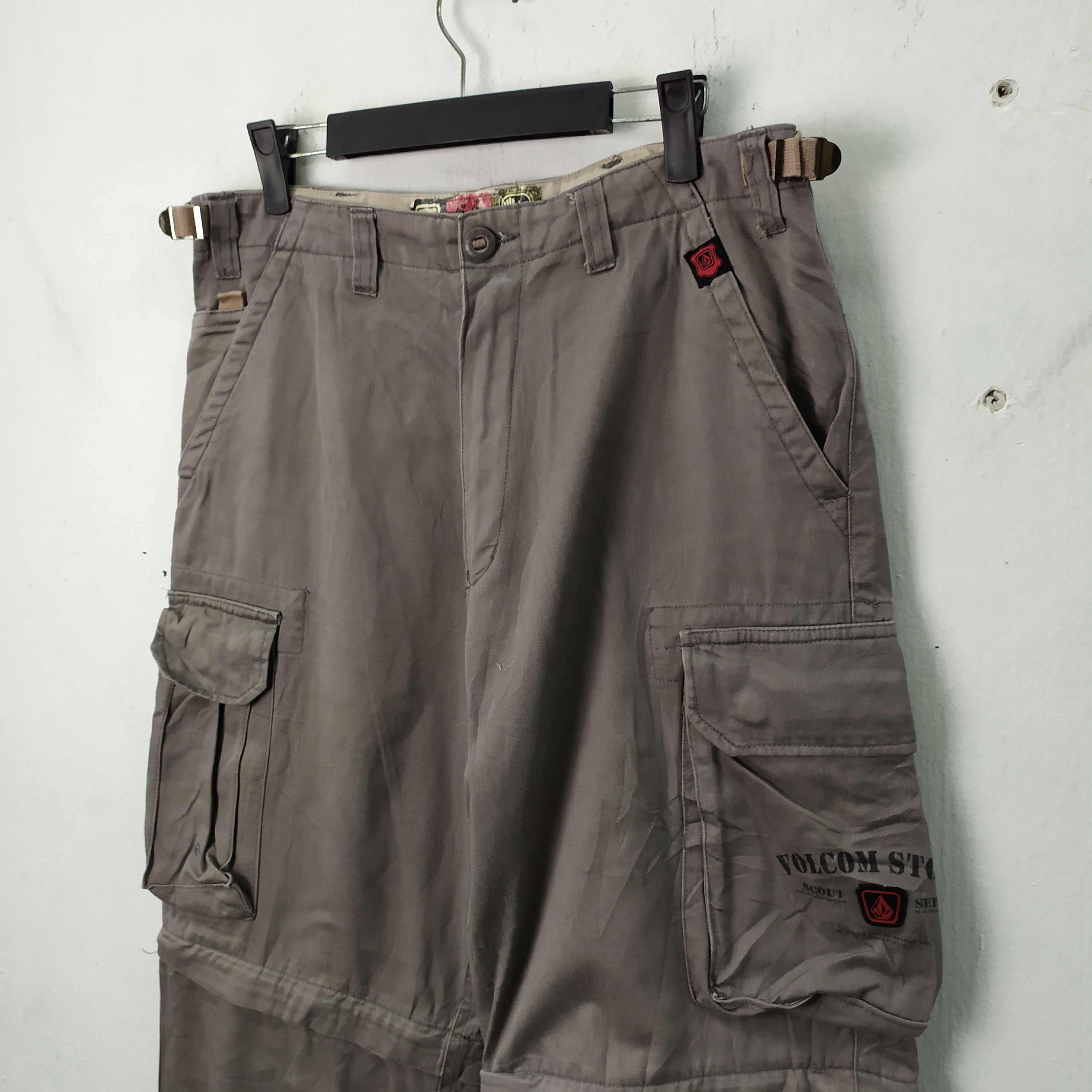 Volcom VOLCOM FADED VINTAGE CARGO PANTS Size US 32 / EU 48 - 5 Thumbnail