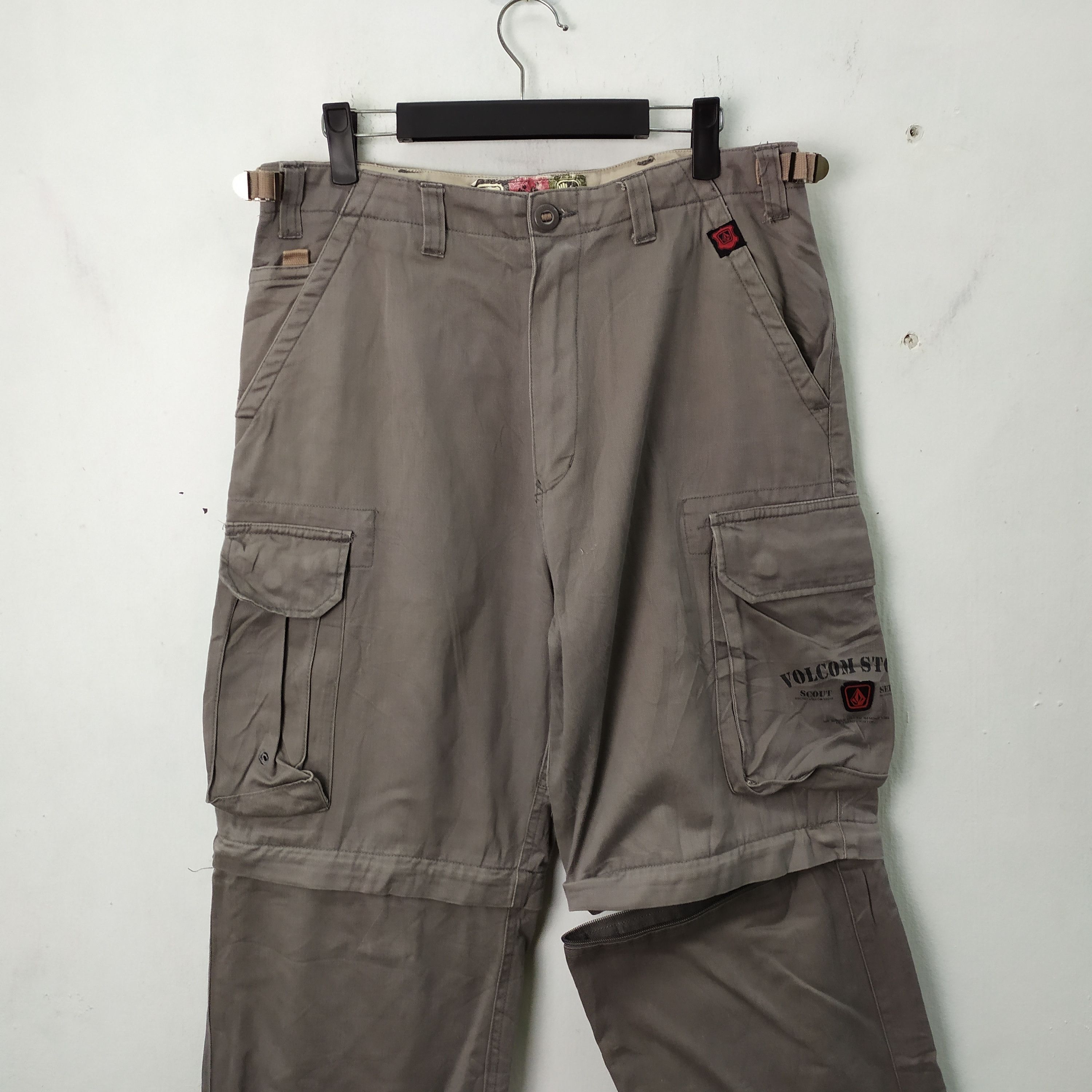Volcom VOLCOM FADED VINTAGE CARGO PANTS Size US 32 / EU 48 - 3 Thumbnail
