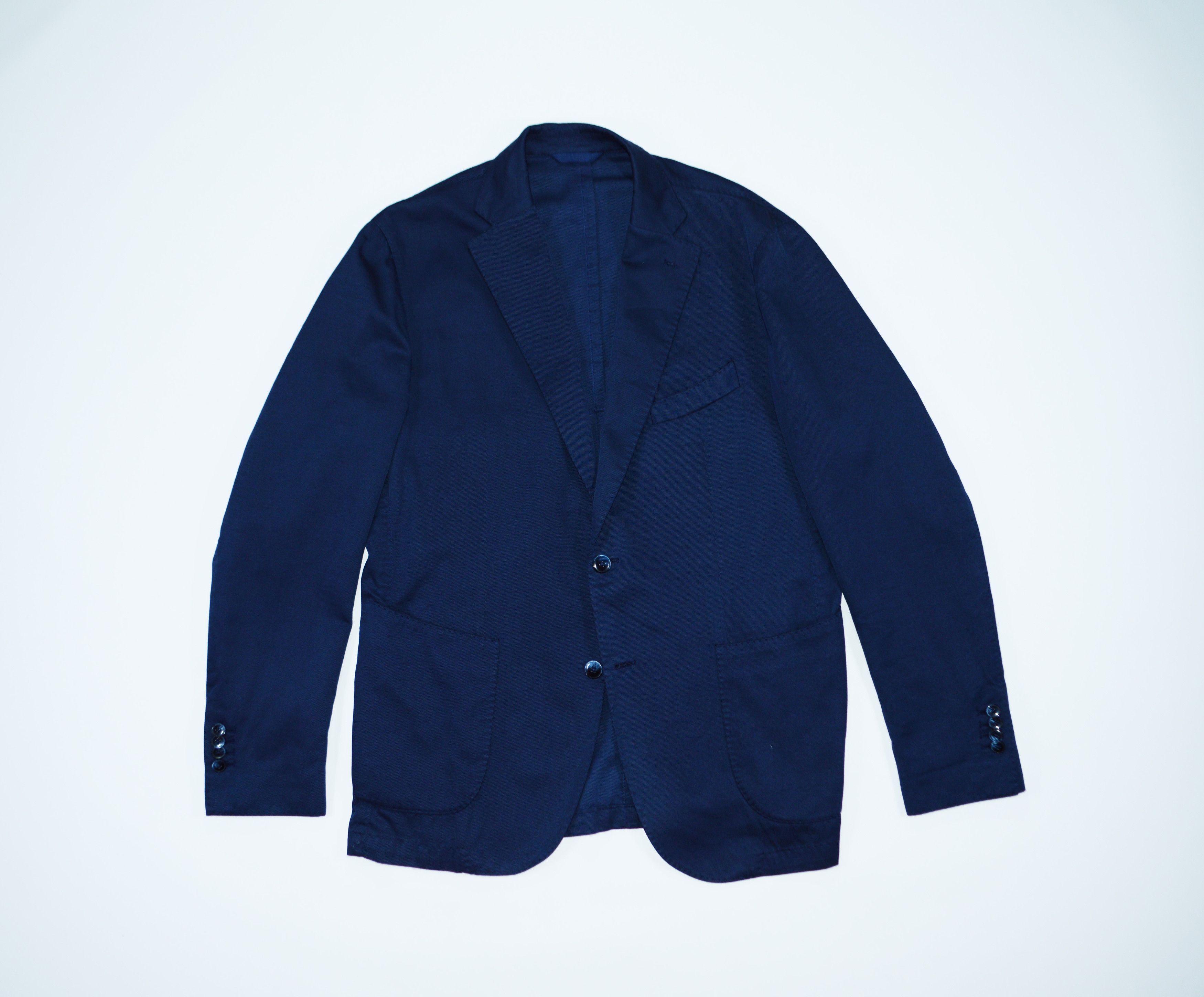 Blazer L.B.M. 1911 En Coton Herringbone - Taille 46 IT (Small), Gris, Occasion Très Bon état