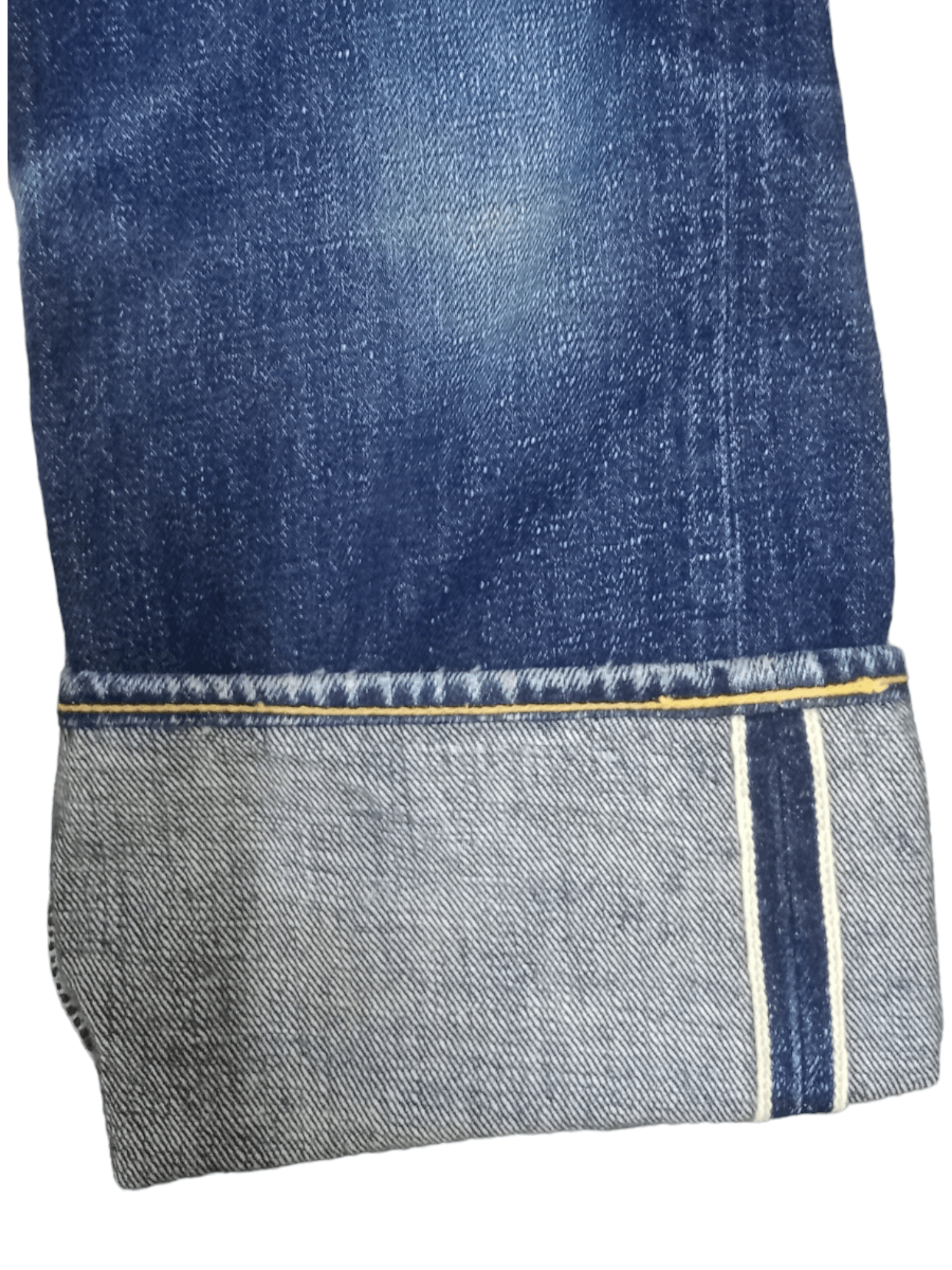 Denime × Japanese Brand Vintage Denime Selvedge Button Fly Faded Raw Denim Jeans Size 25" / US 0 / IT 36 - 8 Thumbnail