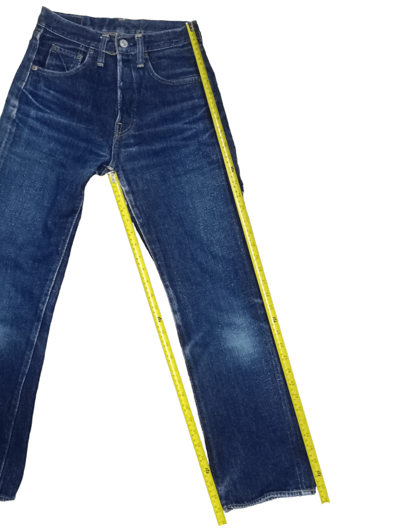 Denime × Japanese Brand Vintage Denime Selvedge Button Fly Faded Raw Denim Jeans Size 25" / US 0 / IT 36 - 14 Thumbnail