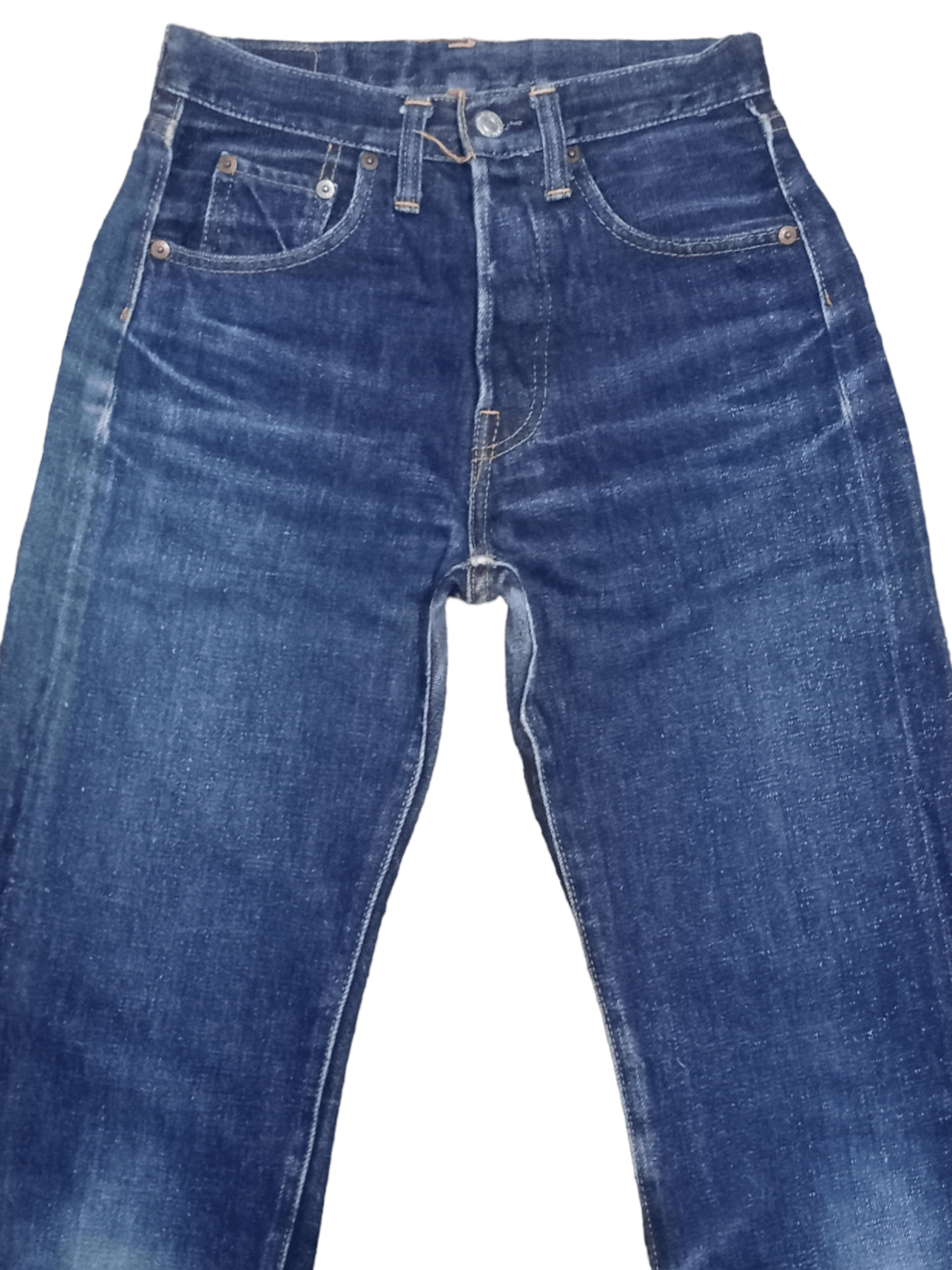 Denime × Japanese Brand Vintage Denime Selvedge Button Fly Faded Raw Denim Jeans Size 25" / US 0 / IT 36 - 5 Thumbnail