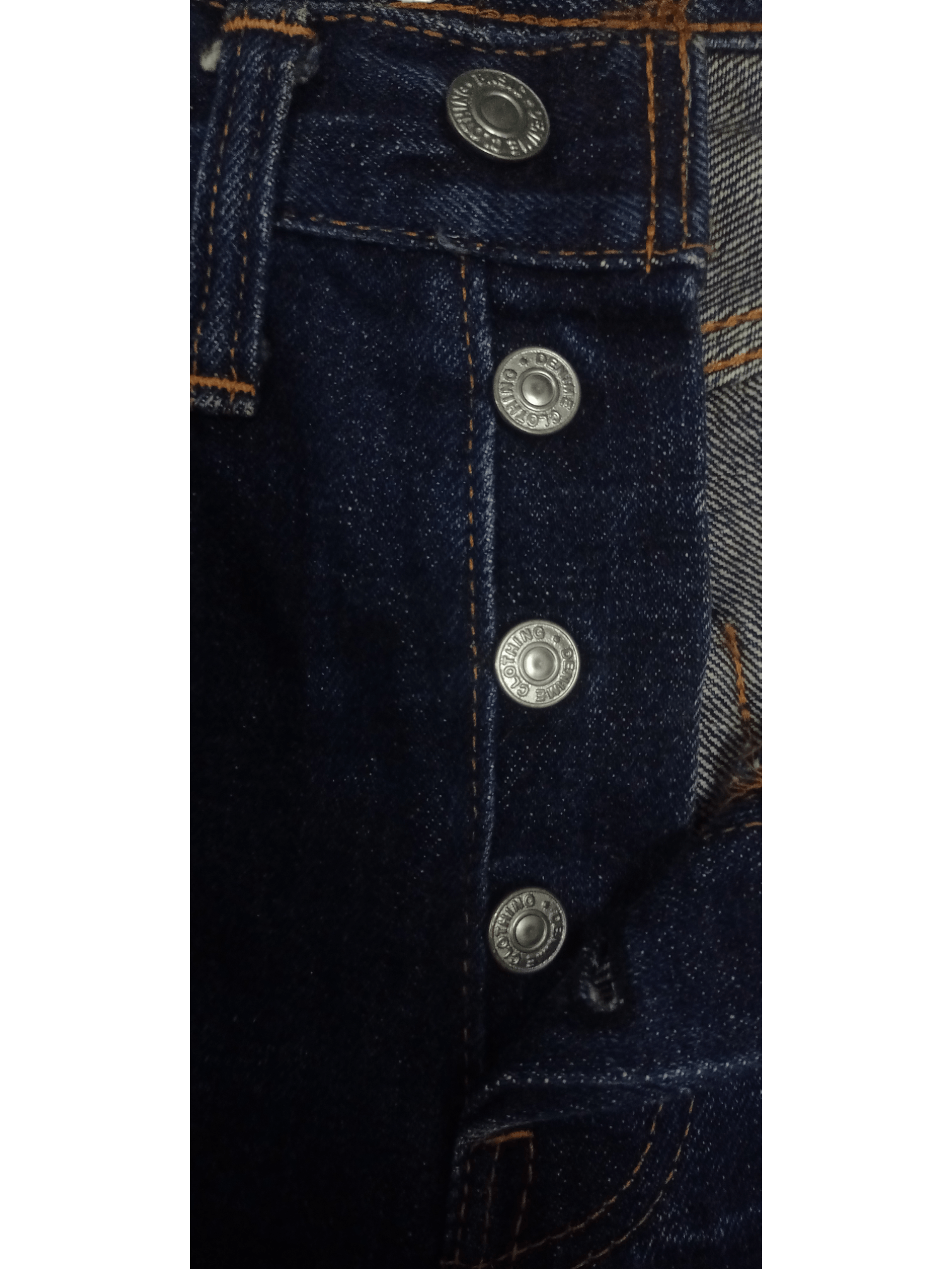 Denime × Japanese Brand Vintage Denime Selvedge Button Fly Faded Raw Denim Jeans Size 25" / US 0 / IT 36 - 3 Thumbnail