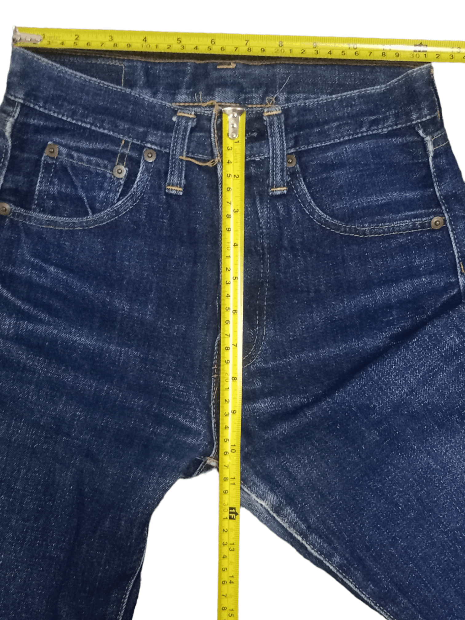 Denime × Japanese Brand Vintage Denime Selvedge Button Fly Faded Raw Denim Jeans Size 25" / US 0 / IT 36 - 13 Thumbnail