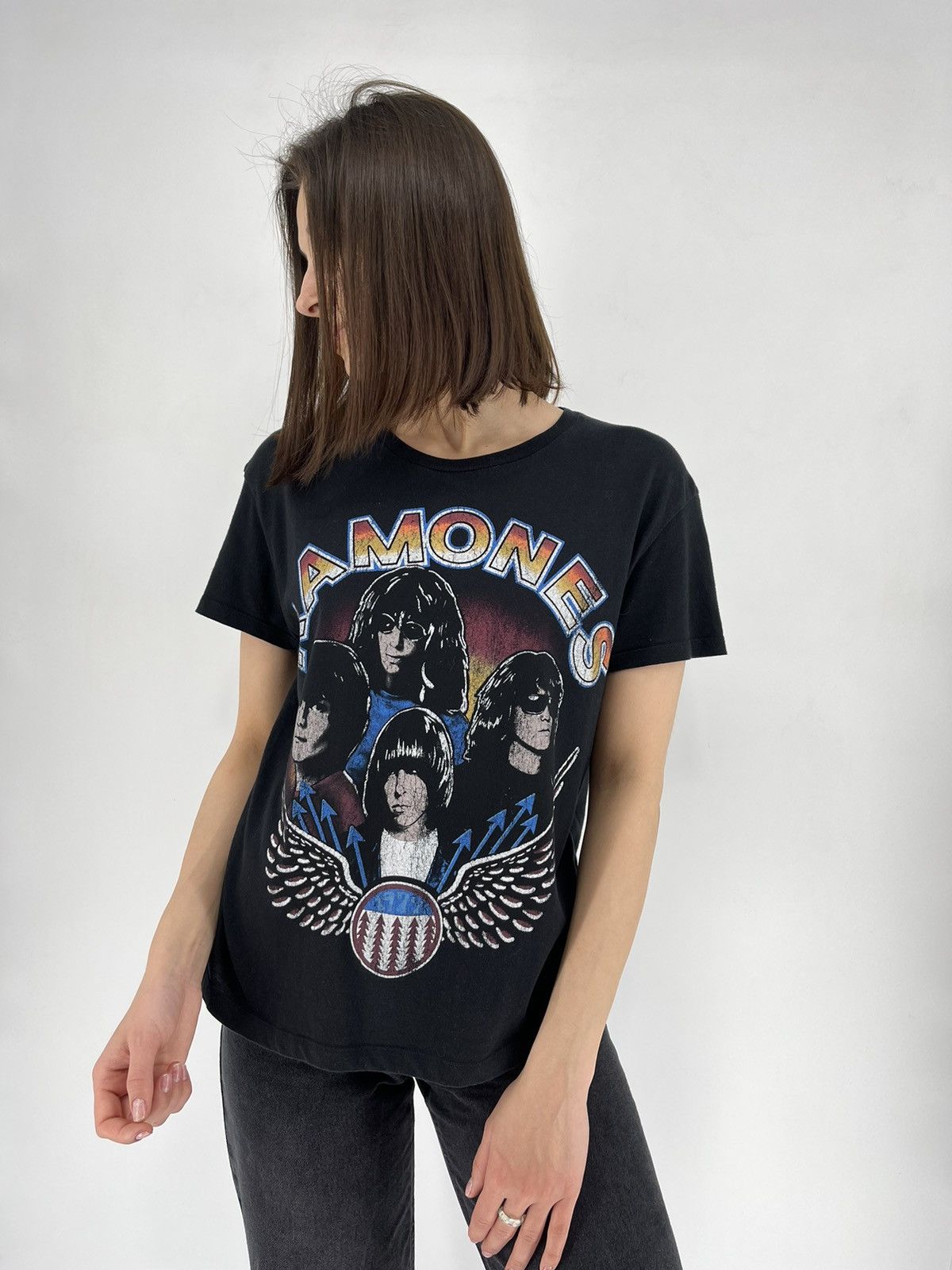 Other Vintage Ramones "Johnny Joe Deed Tommy" Graphic Tee Size S / US 4 / IT 40 - 3 Thumbnail