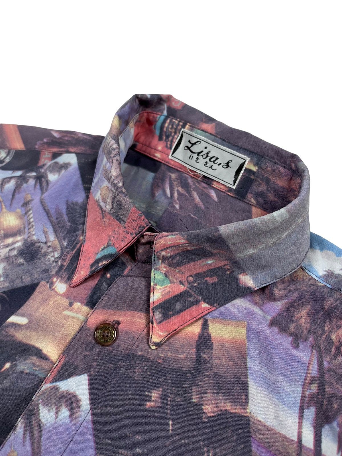 Japanese Brand Vintage All Over Print Hawaiian Shirt 3D LSD Acid Las Vegas Size US M / EU 48-50 / 2 - 4 Thumbnail
