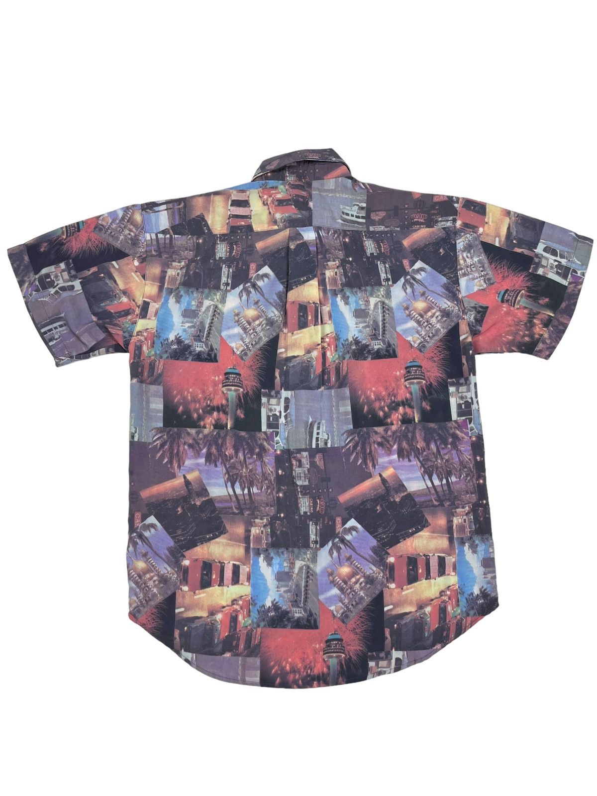 Japanese Brand Vintage All Over Print Hawaiian Shirt 3D LSD Acid Las Vegas Size US M / EU 48-50 / 2 - 5 Thumbnail