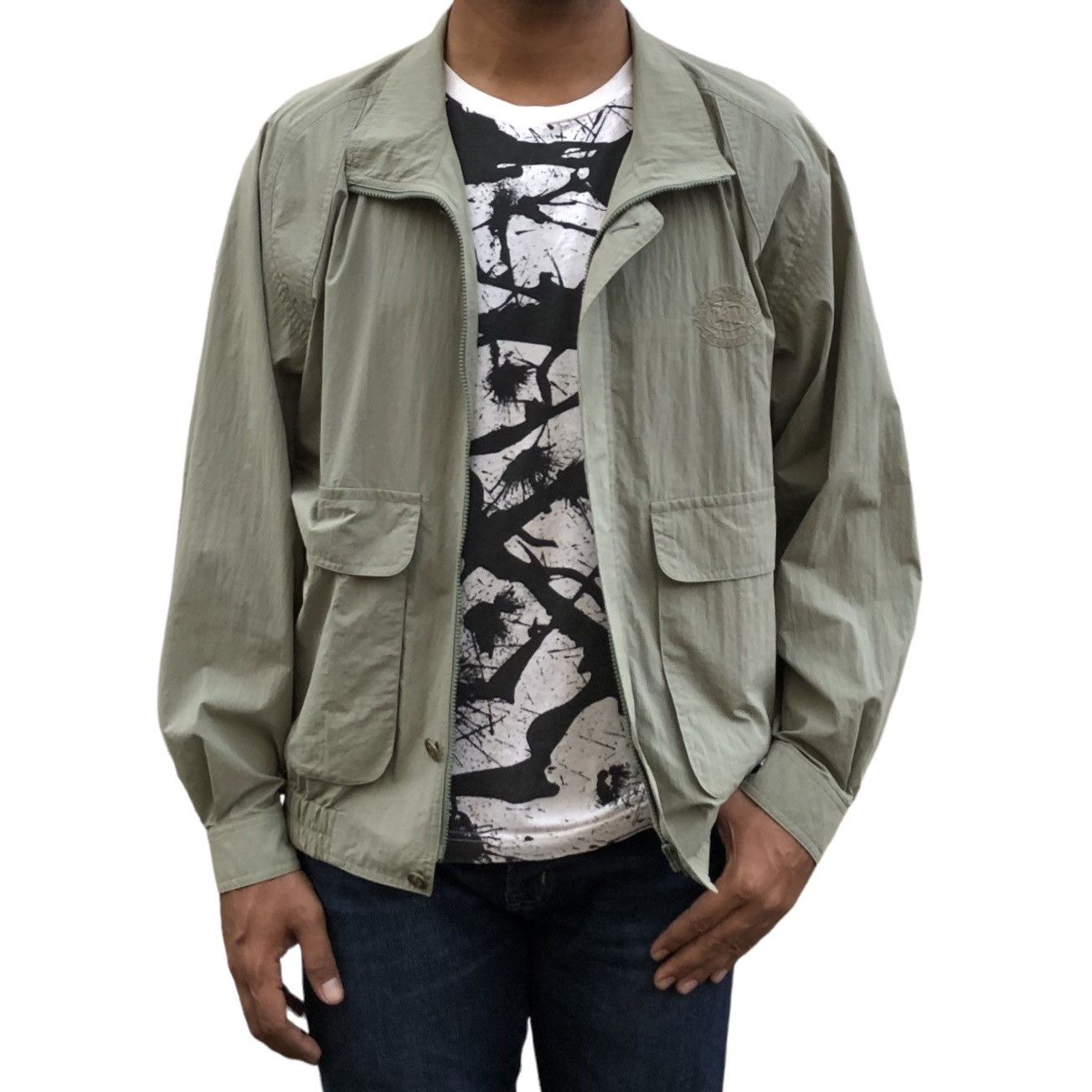 Burberry Vtg Burberrys Prorsum Embroidered Logo Light Zipper Jacket Size US L / EU 52-54 / 3 - 3 Thumbnail
