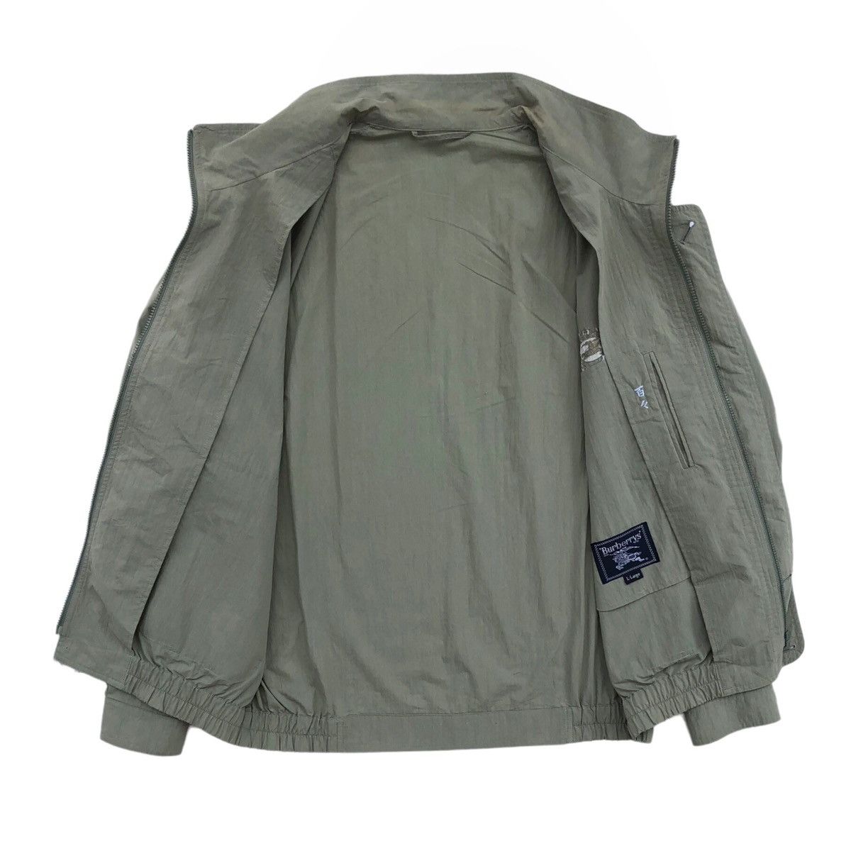 Burberry Vtg Burberrys Prorsum Embroidered Logo Light Zipper Jacket Size US L / EU 52-54 / 3 - 8 Thumbnail