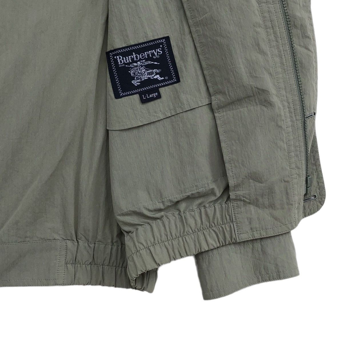 Burberry Vtg Burberrys Prorsum Embroidered Logo Light Zipper Jacket Size US L / EU 52-54 / 3 - 12 Thumbnail