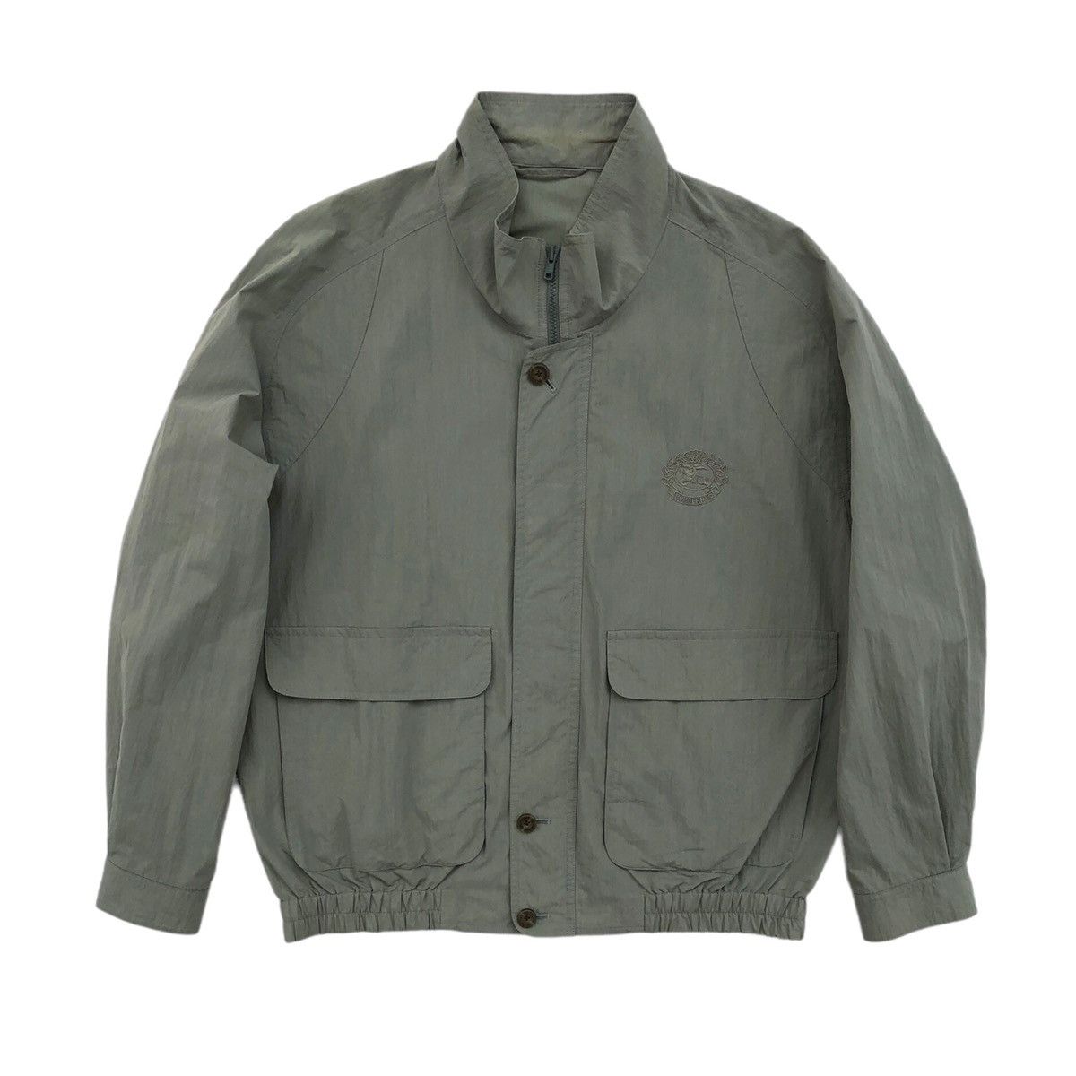 Burberry Vtg Burberrys Prorsum Embroidered Logo Light Zipper Jacket Size US L / EU 52-54 / 3 - 5 Thumbnail