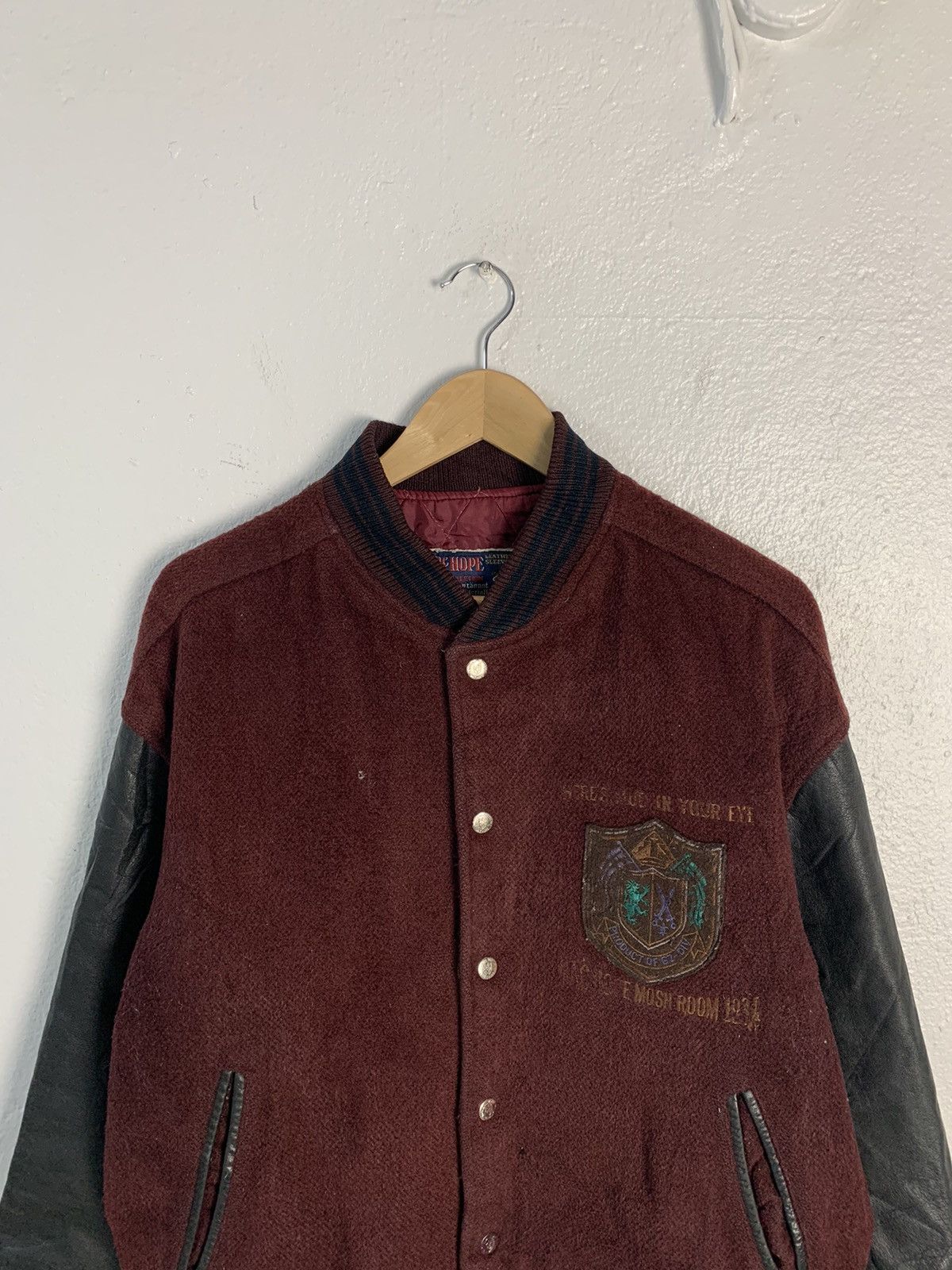 Japanese Brand Machope Varsity Jacket Size US L / EU 52-54 / 3 - 8 Thumbnail