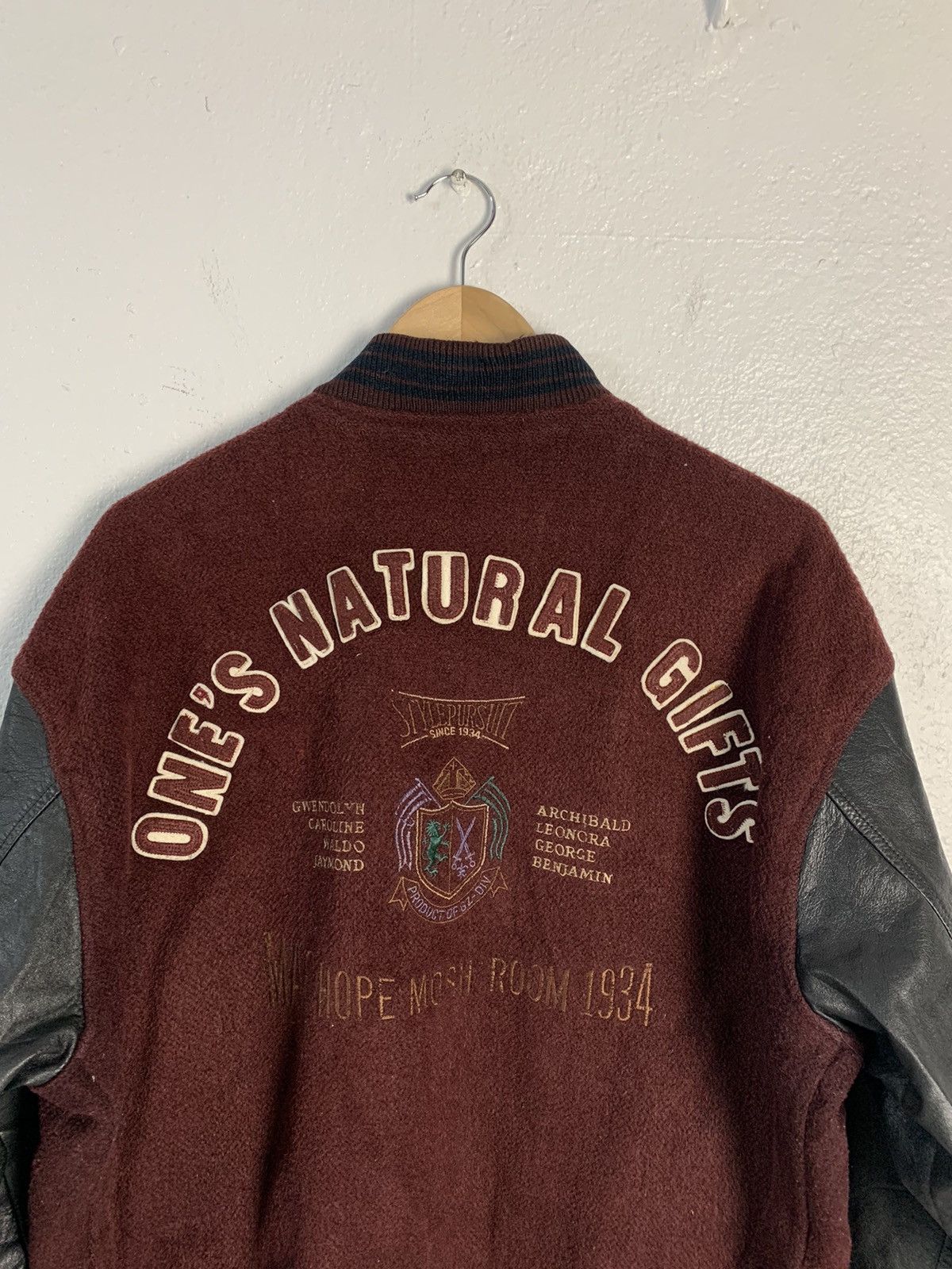 Japanese Brand Machope Varsity Jacket Size US L / EU 52-54 / 3 - 4 Thumbnail