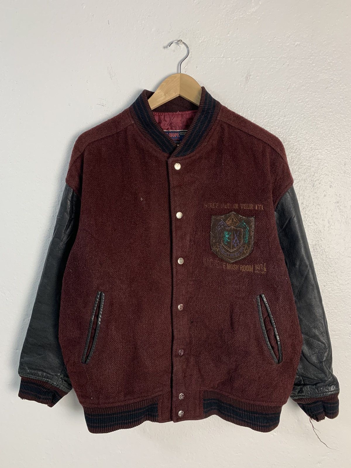 Japanese Brand Machope Varsity Jacket Size US L / EU 52-54 / 3 - 5 Thumbnail