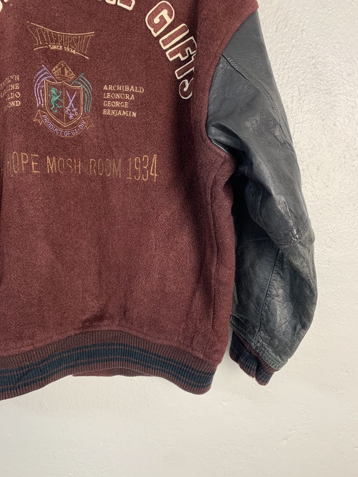 Japanese Brand Machope Varsity Jacket Size US L / EU 52-54 / 3 - 2 Thumbnail