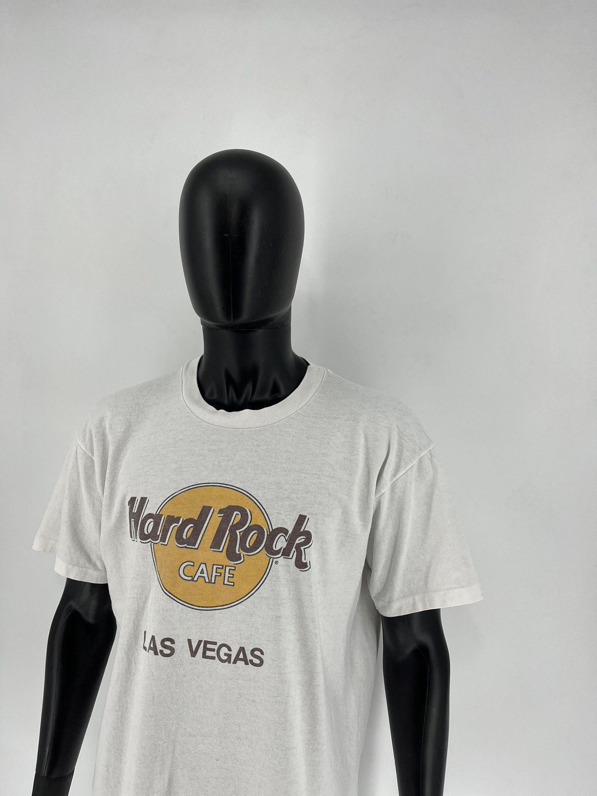 Band Tees × Vintage Vintage 90s Hard Rock Cafe Las Vegas Band tee Single Stitch Size US L / EU 52-54 / 3 - 4 Thumbnail