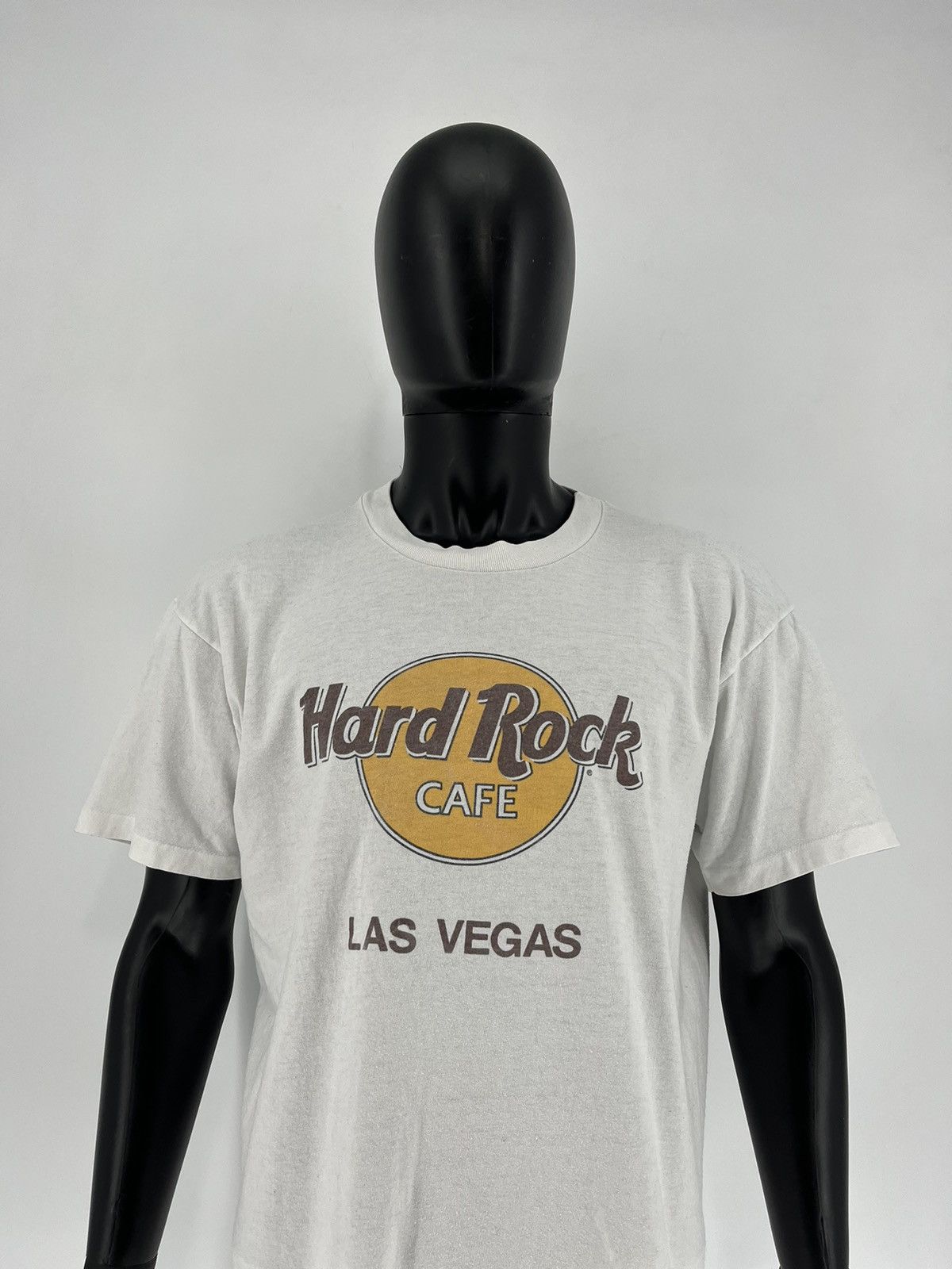 Band Tees × Vintage Vintage 90s Hard Rock Cafe Las Vegas Band tee Single Stitch Size US L / EU 52-54 / 3 - 5 Thumbnail