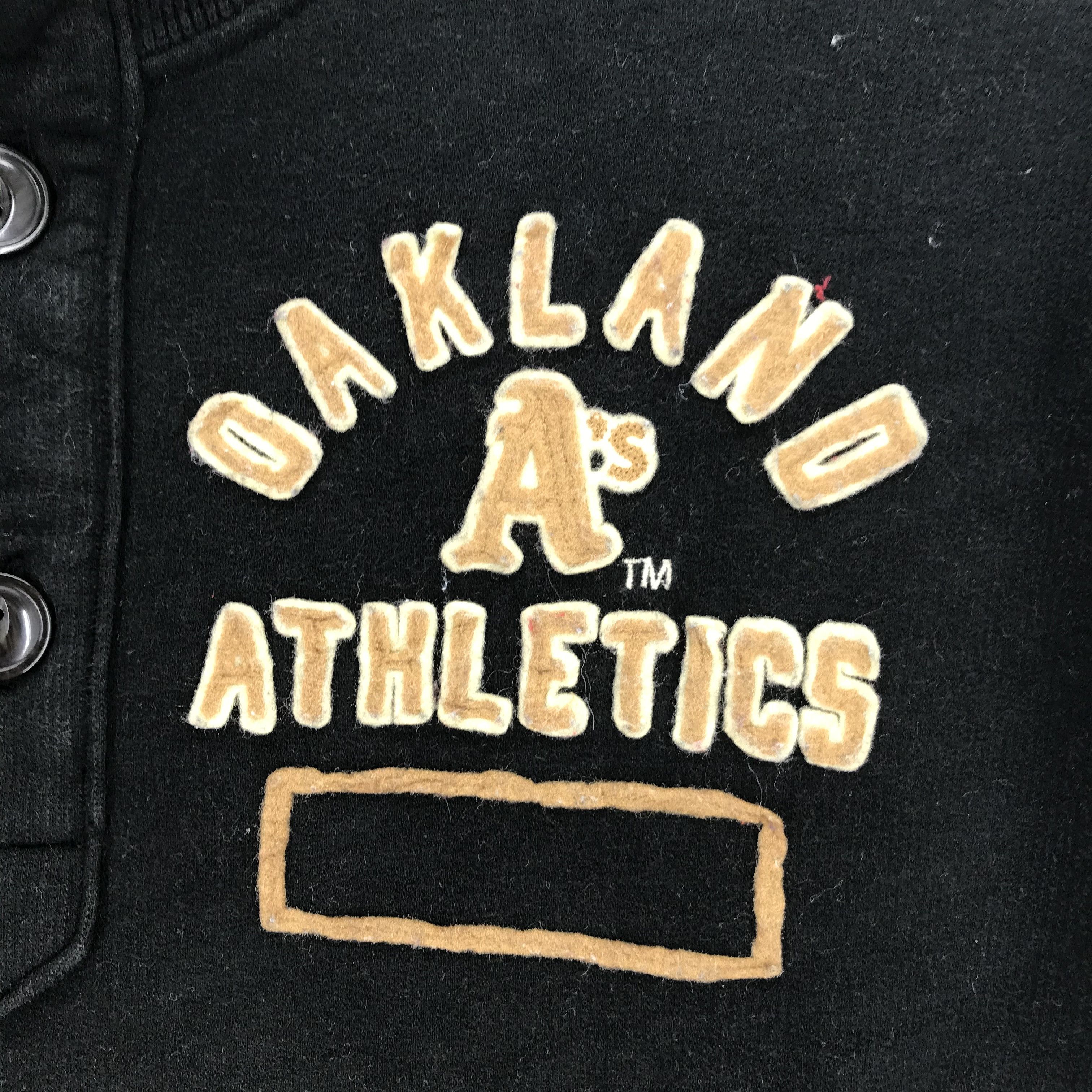 Uniqlo Oakland Athletics Half Button Turtleneck Sweatshirt 2076-81 Size US L / EU 52-54 / 3 - 3 Thumbnail