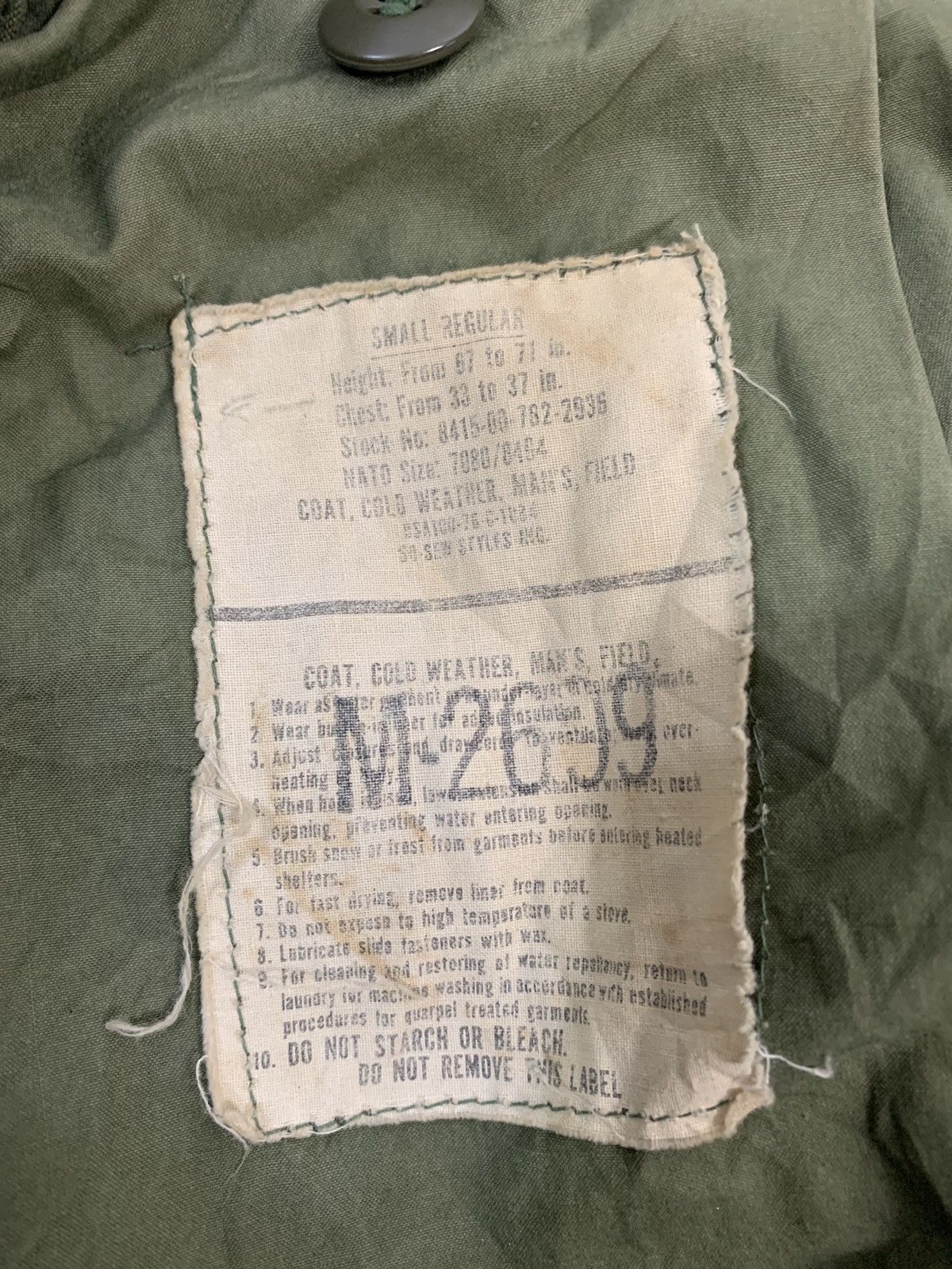 Vintage Vintage M-2699 Army Jacket Size US S / EU 44-46 / 1 - 7 Thumbnail