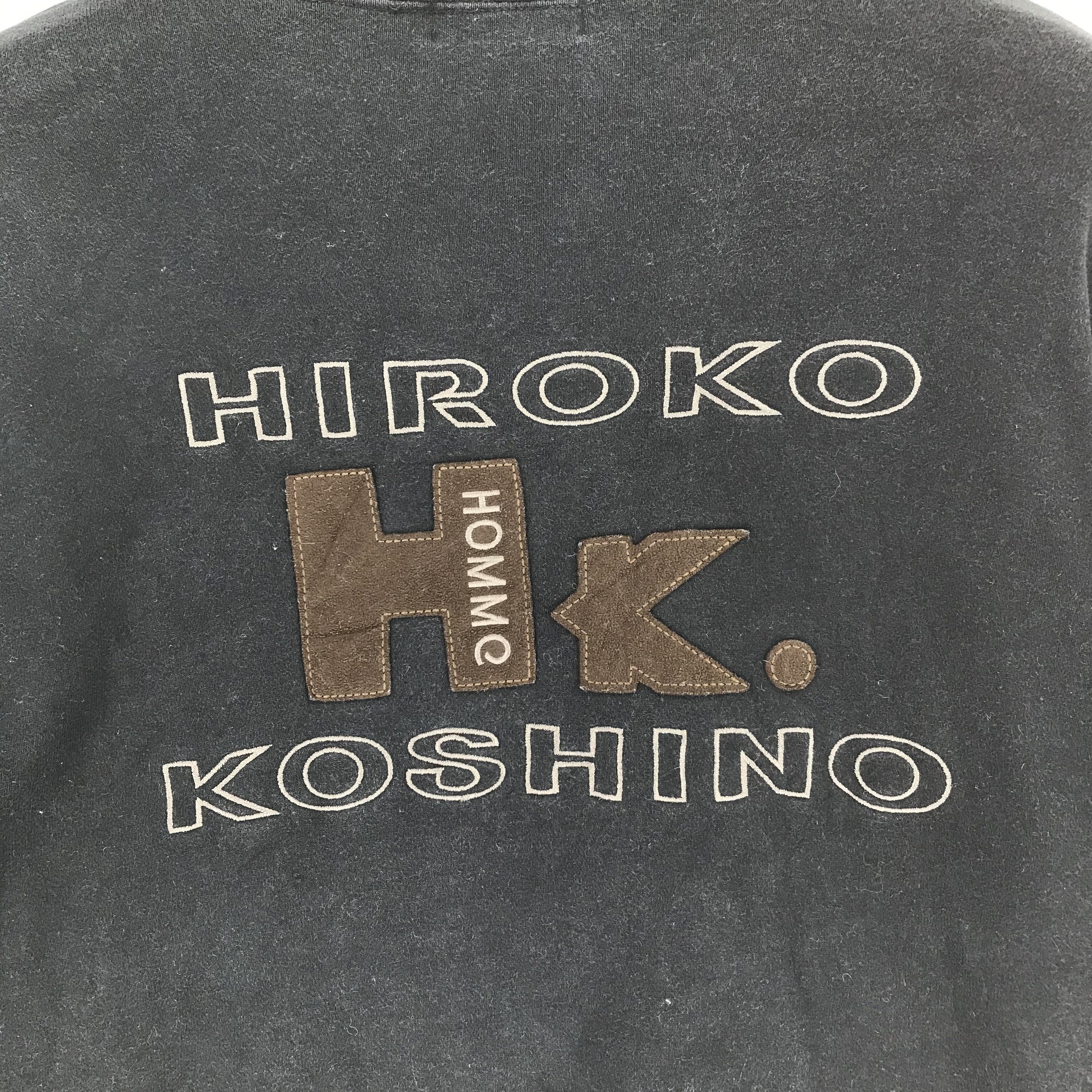 Hiroko Koshino Homme Vintage Hiroko Koshino Homme Big Logo Sweatshirt #2121-82 Size US S / EU 44-46 / 1 - 2 Thumbnail
