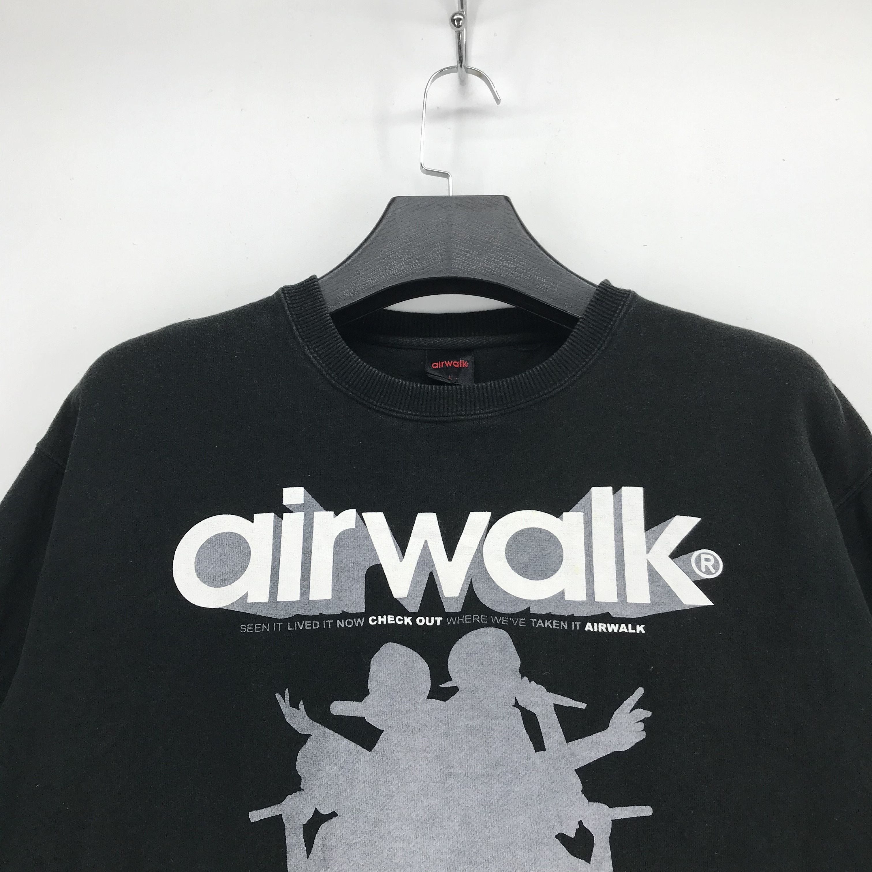 Airwalk AIRWALK Big Logo Sweatshirts #2077-81 Size US L / EU 52-54 / 3 - 2 Thumbnail