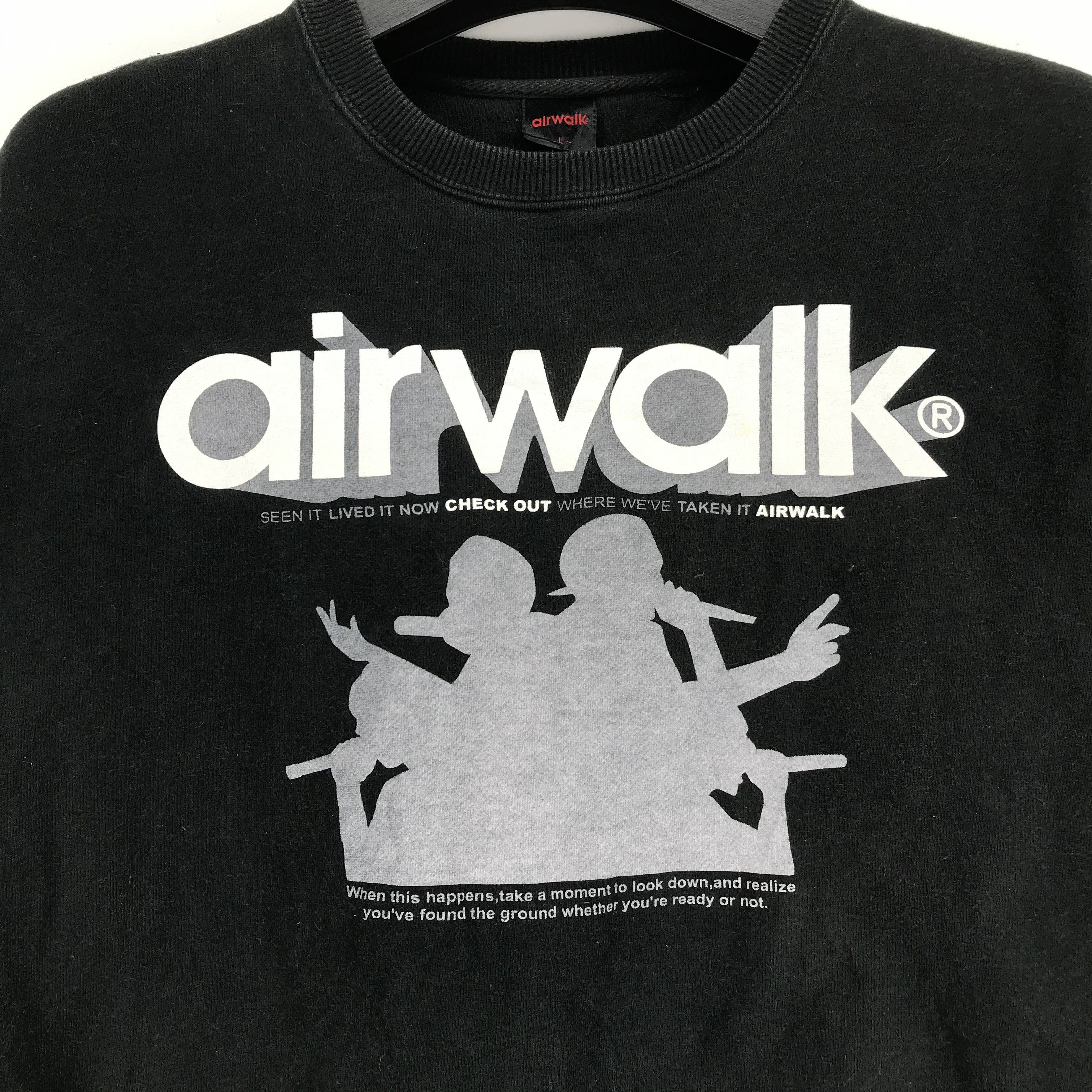 Airwalk AIRWALK Big Logo Sweatshirts #2077-81 Size US L / EU 52-54 / 3 - 3 Thumbnail