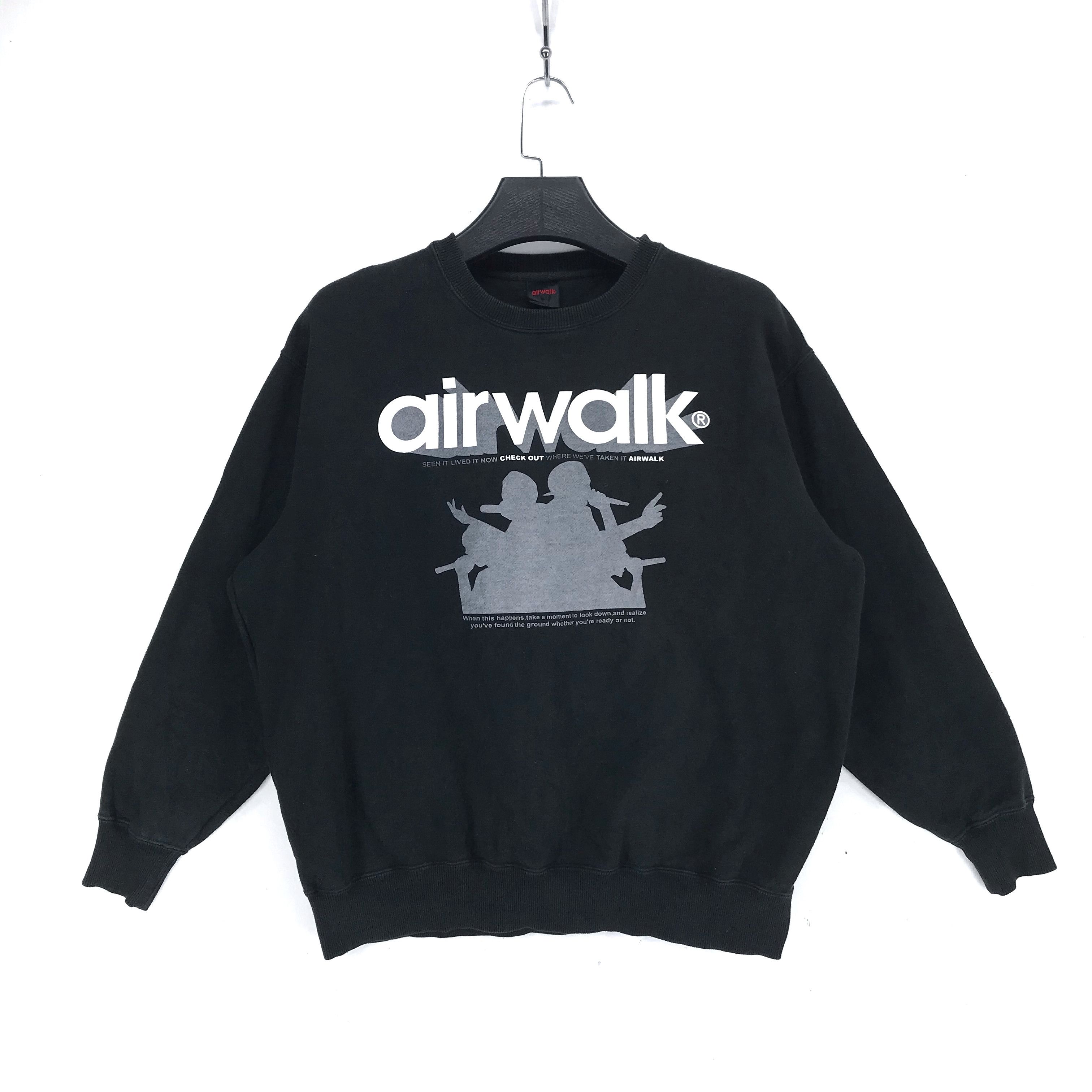 Airwalk AIRWALK Big Logo Sweatshirts #2077-81 Size US L / EU 52-54 / 3 - 1 Thumbnail