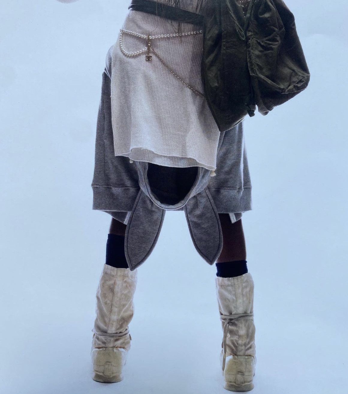 Vintage Off White Military Issue Mukluk Boots Size US 13 / EU 46 - 3 Thumbnail