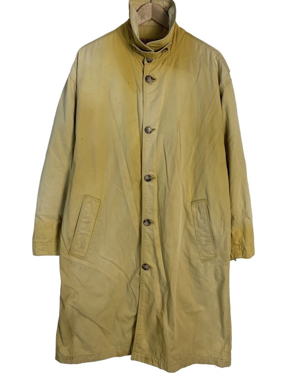 Nigel Cabourn UK ARMY GAS COAT RIP CLOTH ナイジェルケーボン UK