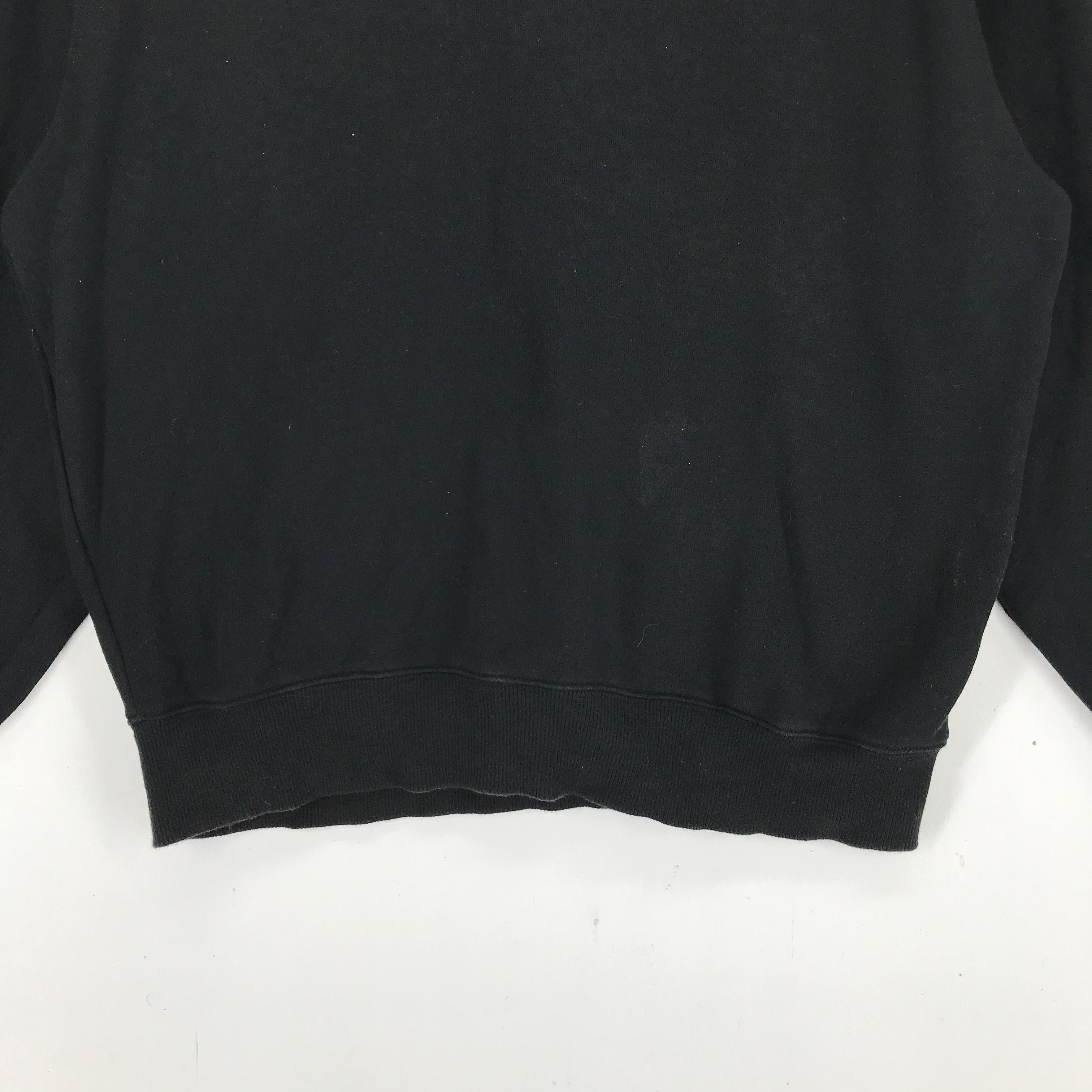 Champion CHAMPION Black Plain Crewneck Sweatshirt #2078-81 Size US L / EU 52-54 / 3 - 3 Thumbnail