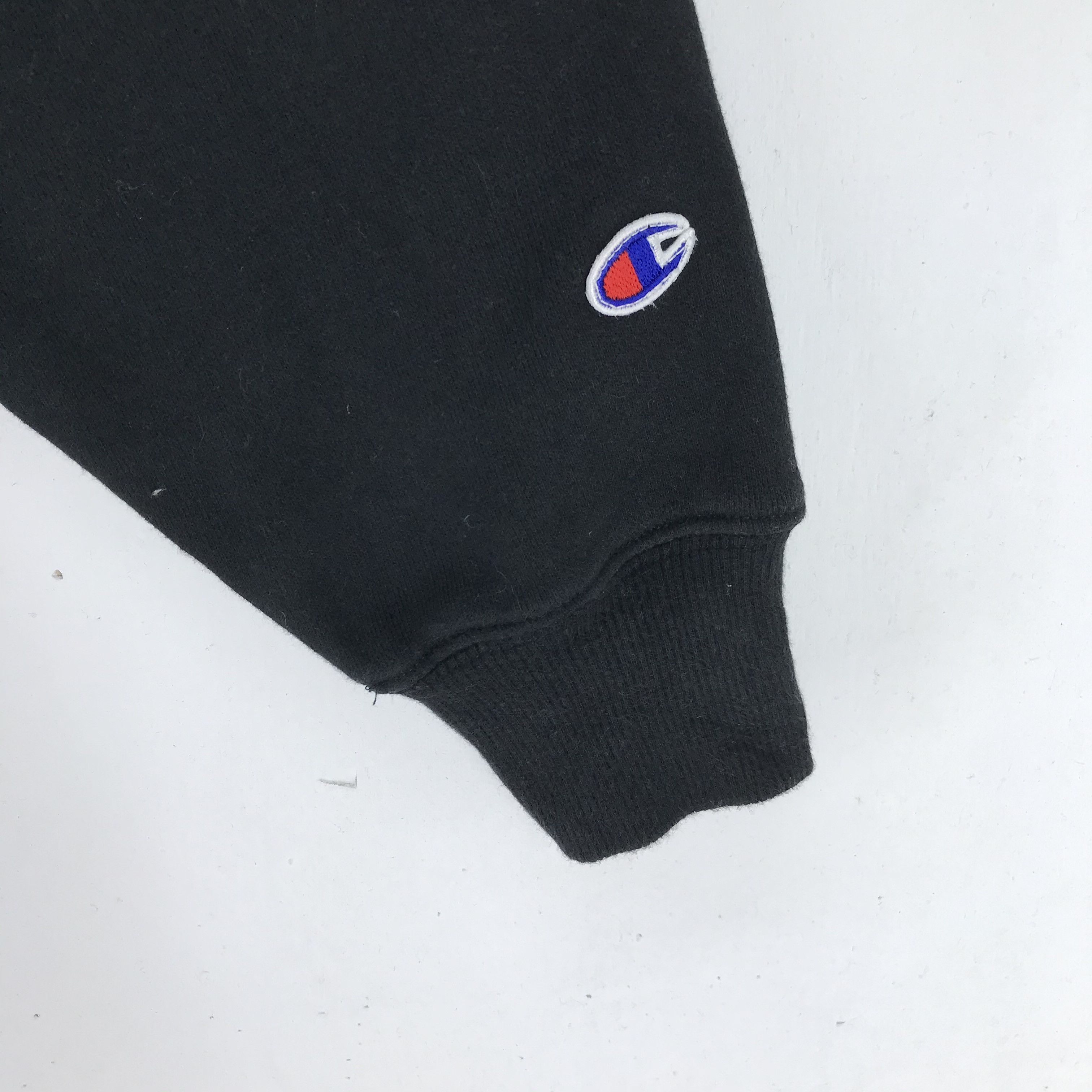 Champion CHAMPION Black Plain Crewneck Sweatshirt #2078-81 Size US L / EU 52-54 / 3 - 4 Thumbnail