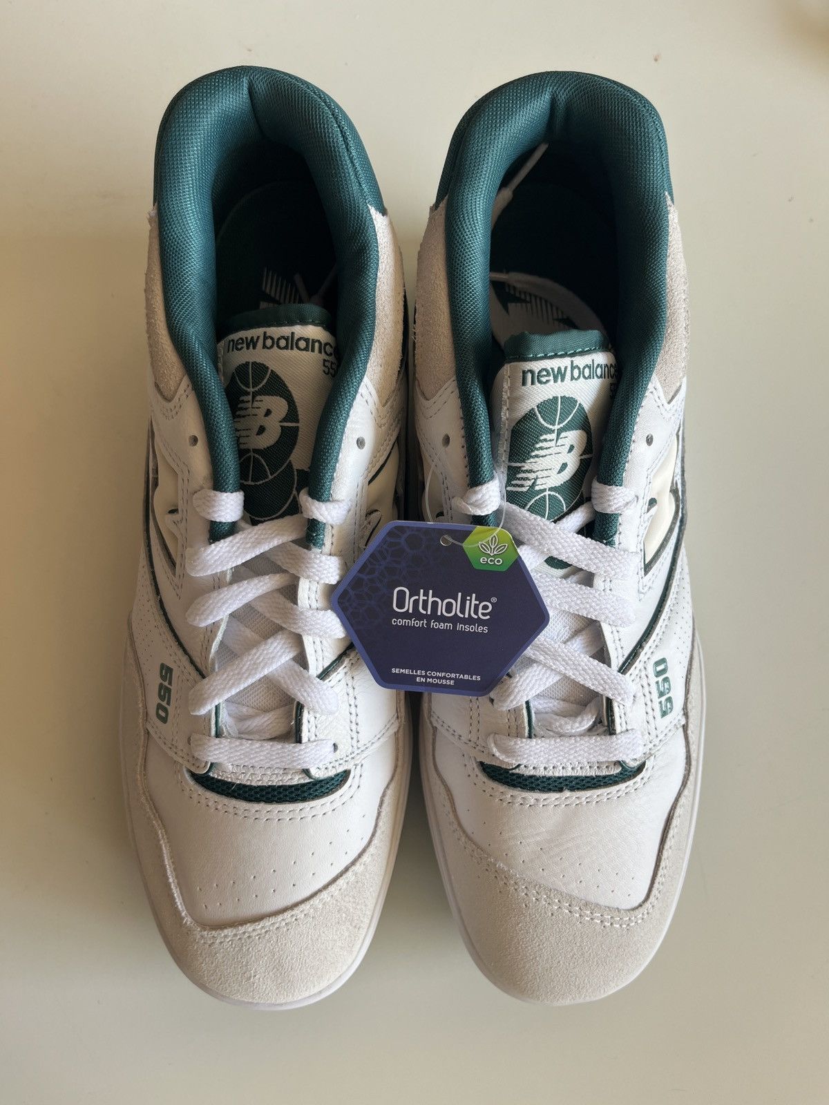 new balance 550 green size 12