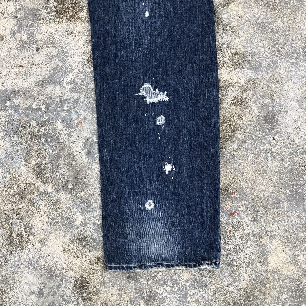 Vintage Vintage Levis 501XX Big E LVC Distressed design OG Size US 35 - 19 Thumbnail