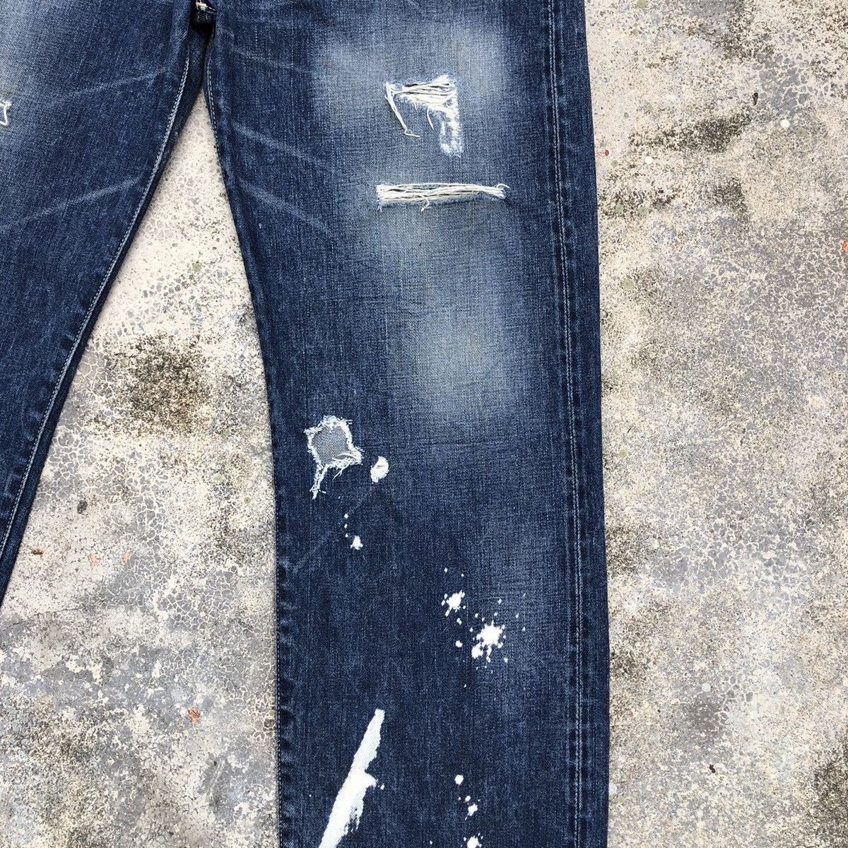 Vintage Vintage Levis 501XX Big E LVC Distressed design OG Size US 35 - 7 Thumbnail