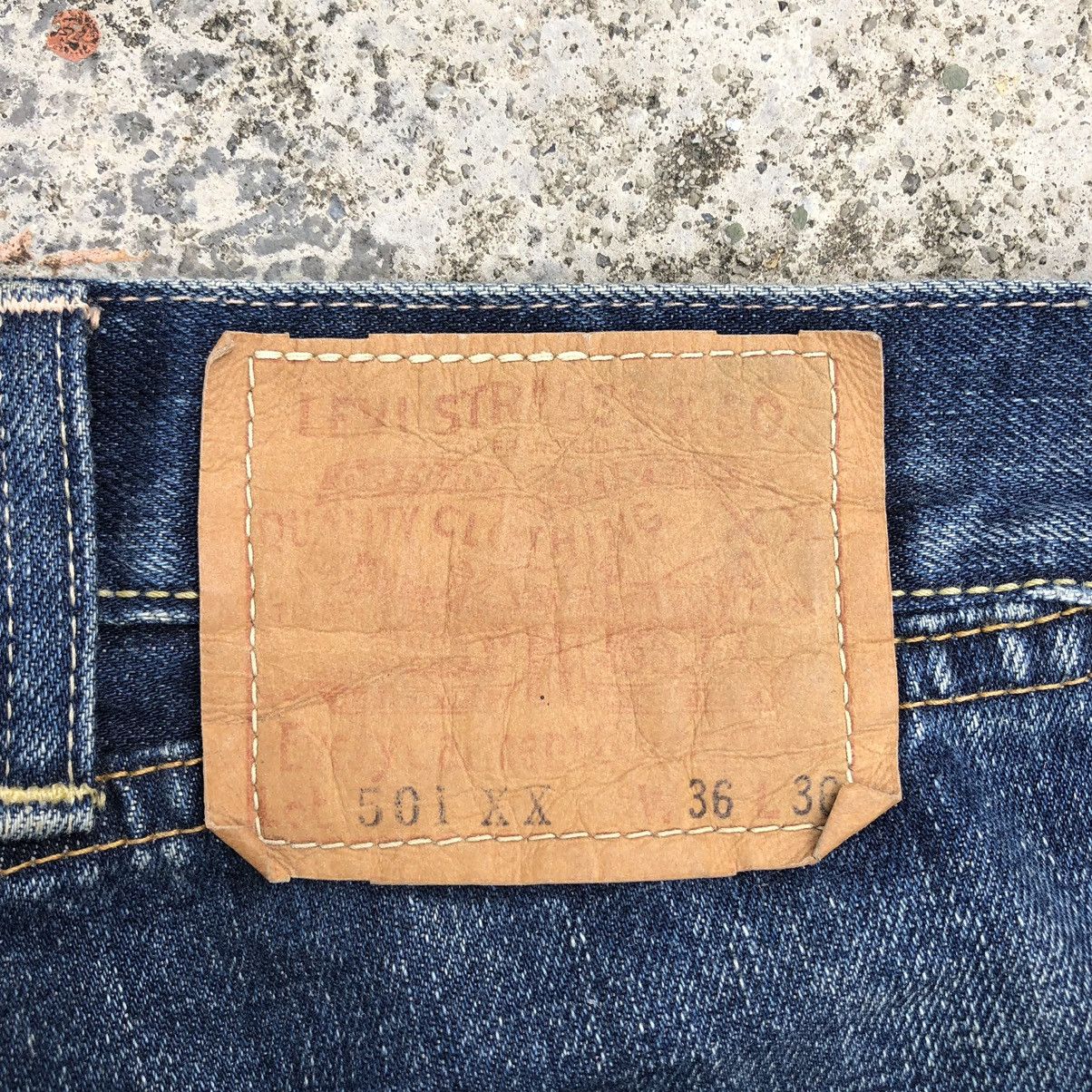 Vintage Vintage Levis 501XX Big E LVC Distressed design OG Size US 35 - 23 Thumbnail