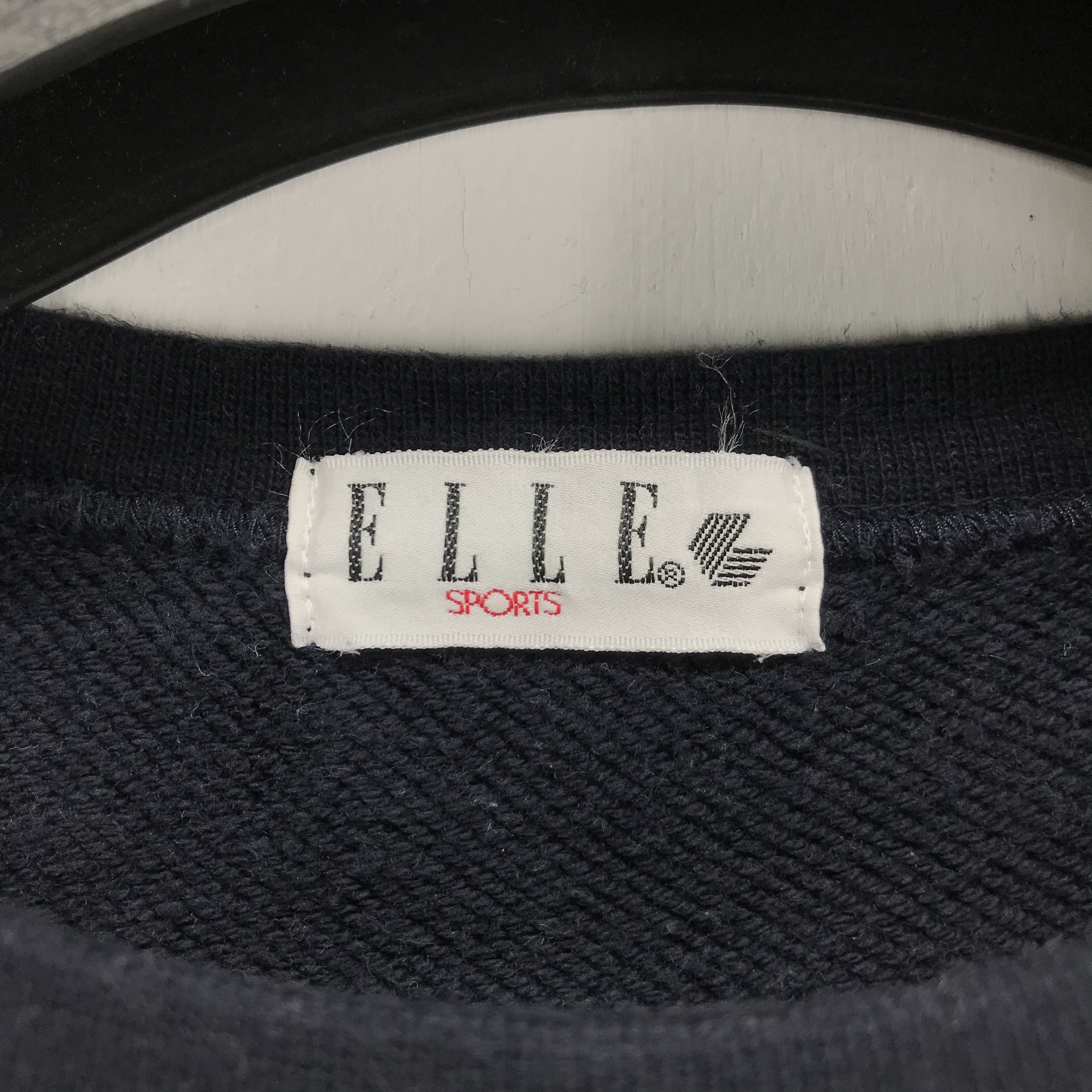 Japanese Brand Rare ELLE SPORTS Embroidery Big Logo Sweatshirt #2141-83 Size S / US 4 / IT 40 - 6 Thumbnail