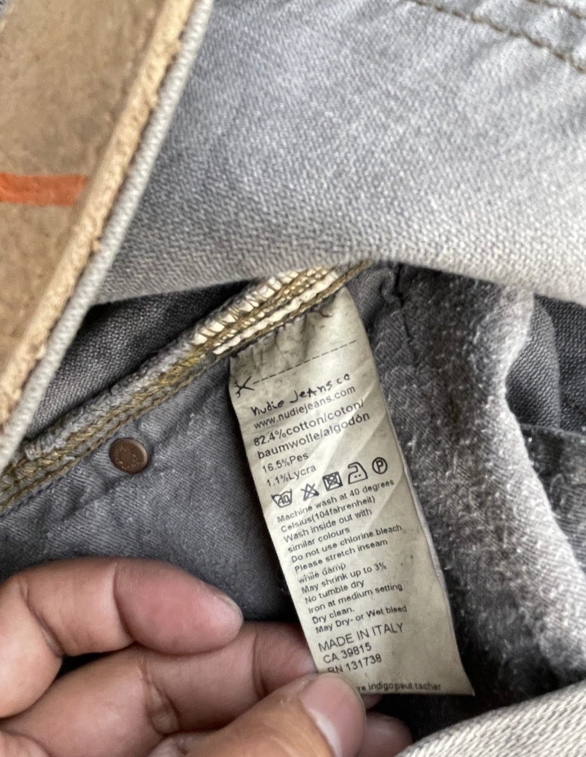 Nudie Jeans Nudie Jeans Slim Jim Denim Size US 32 / EU 48 - 18 Thumbnail