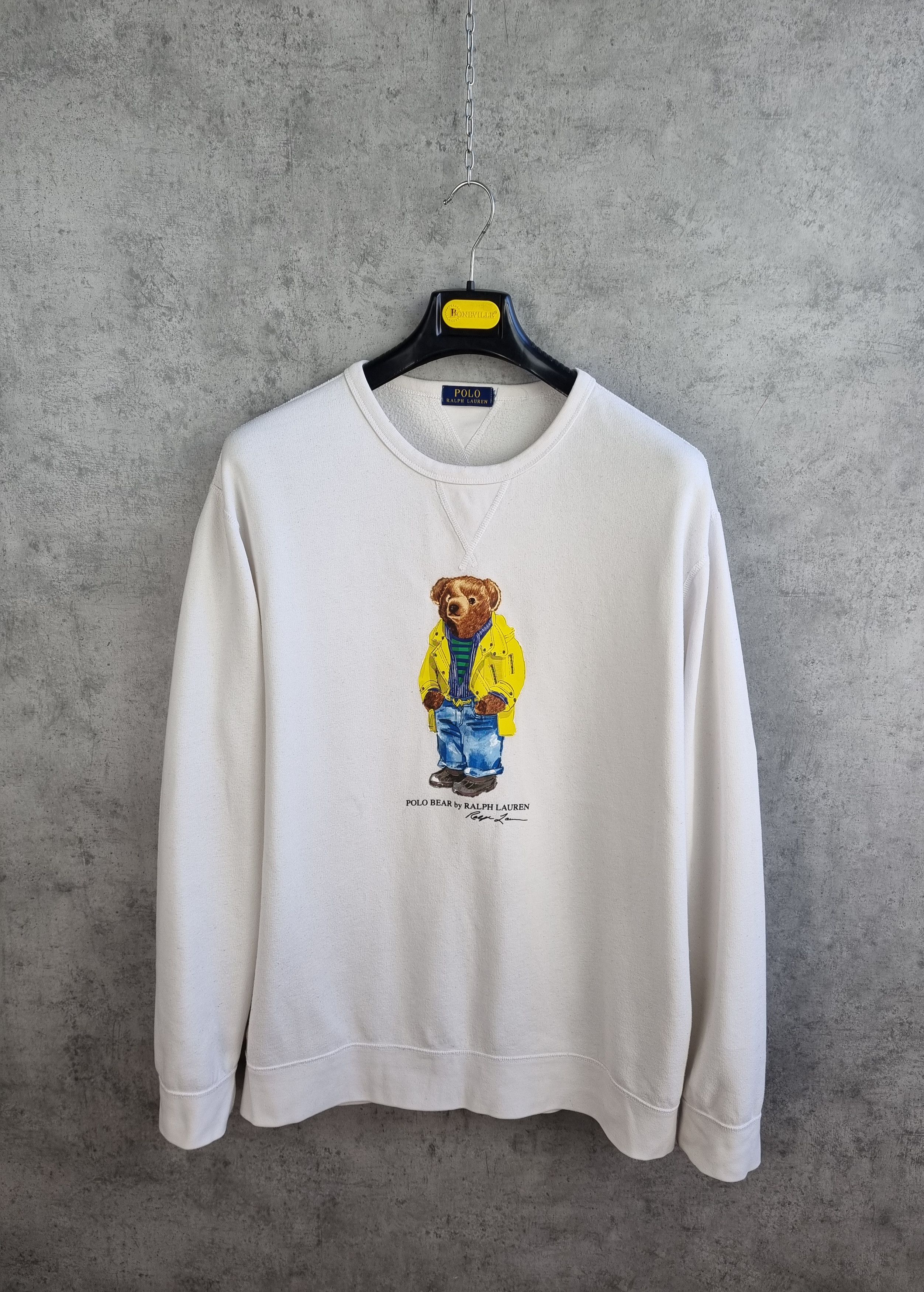 Polo Ralph Lauren × Ralph Lauren Polo Bear Ralph Lauren Rare Sweatshirt Size US XXL / EU 58 / 5 - 2 Thumbnail