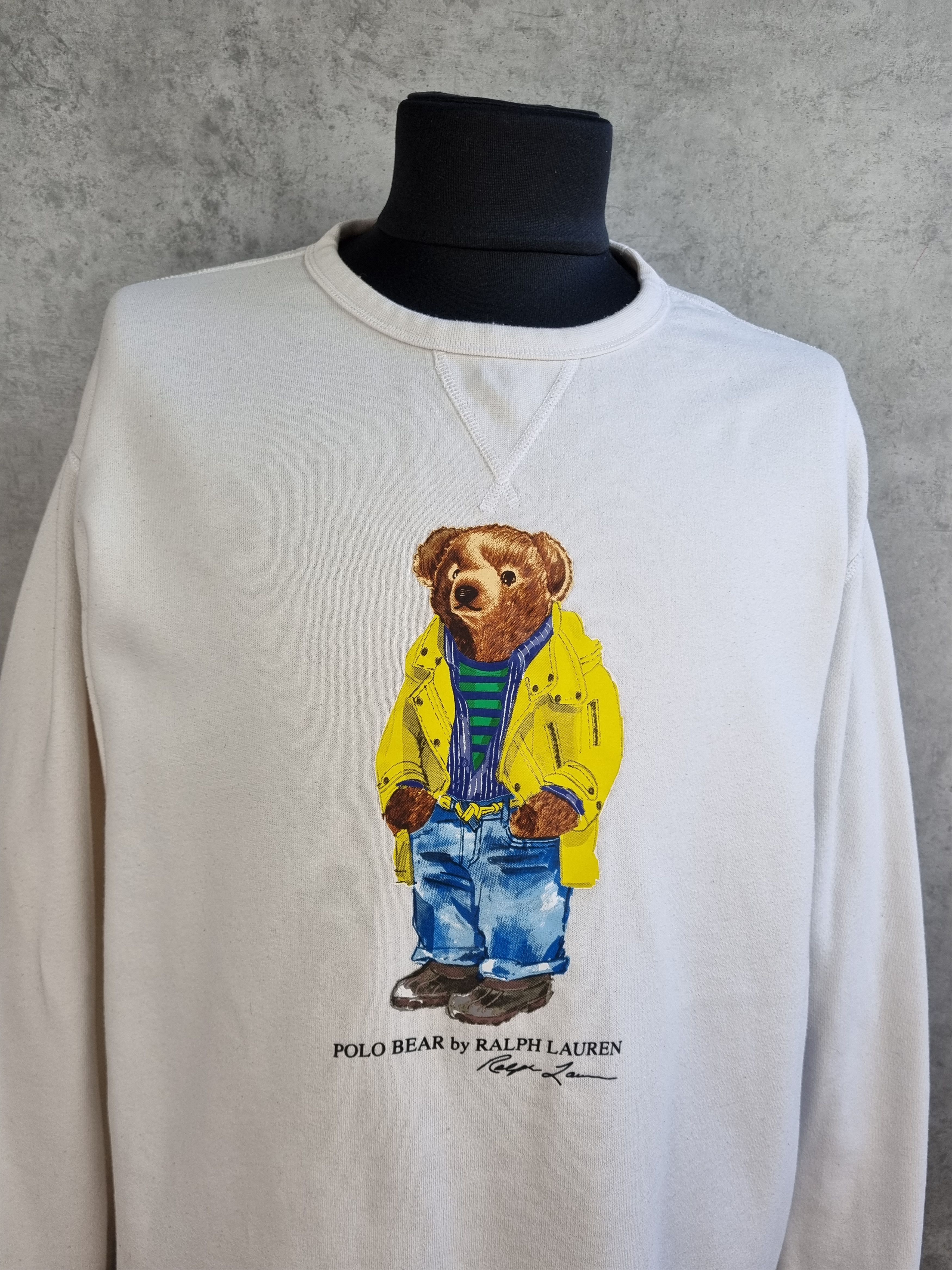 Polo Ralph Lauren × Ralph Lauren Polo Bear Ralph Lauren Rare Sweatshirt Size US XXL / EU 58 / 5 - 1 Thumbnail