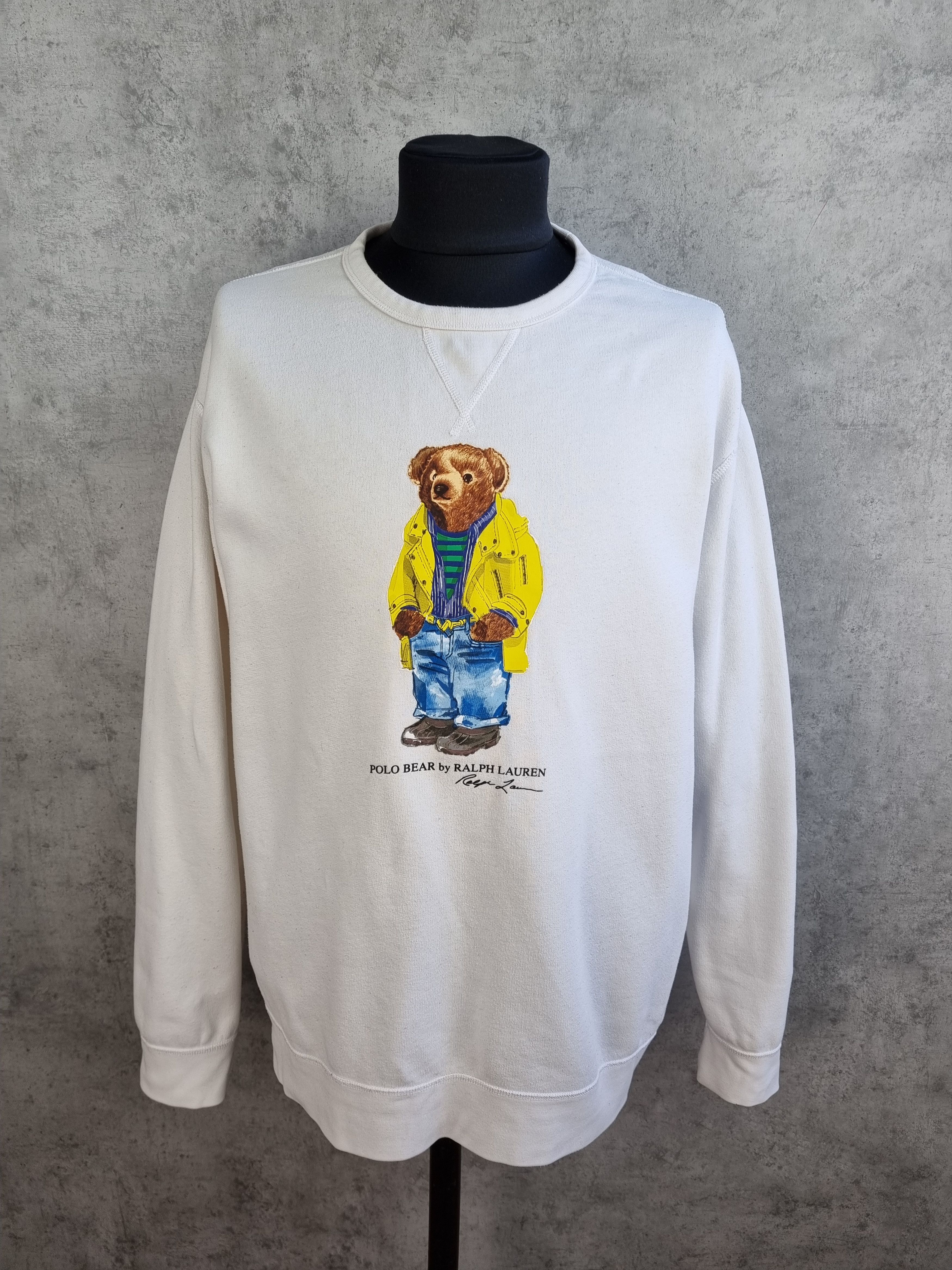 Polo Ralph Lauren × Ralph Lauren Polo Bear Ralph Lauren Rare Sweatshirt Size US XXL / EU 58 / 5 - 4 Thumbnail