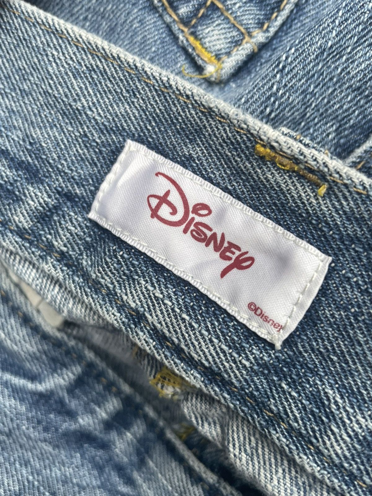 Disney × Mickey Mouse Disney Mickey Mouse Distressed Denim Size US 31 - 11 Thumbnail