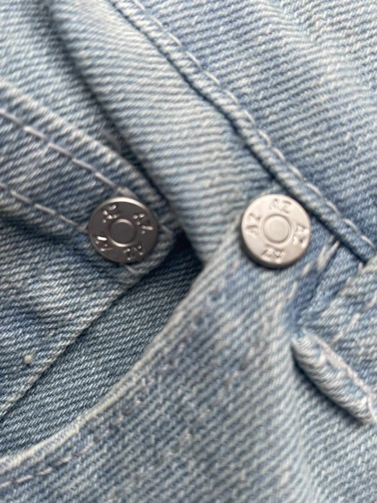 AZ by junhashimoto × junhashimoto Az by Junhashimoto Distresed Denim Size US 33 - 13 Thumbnail